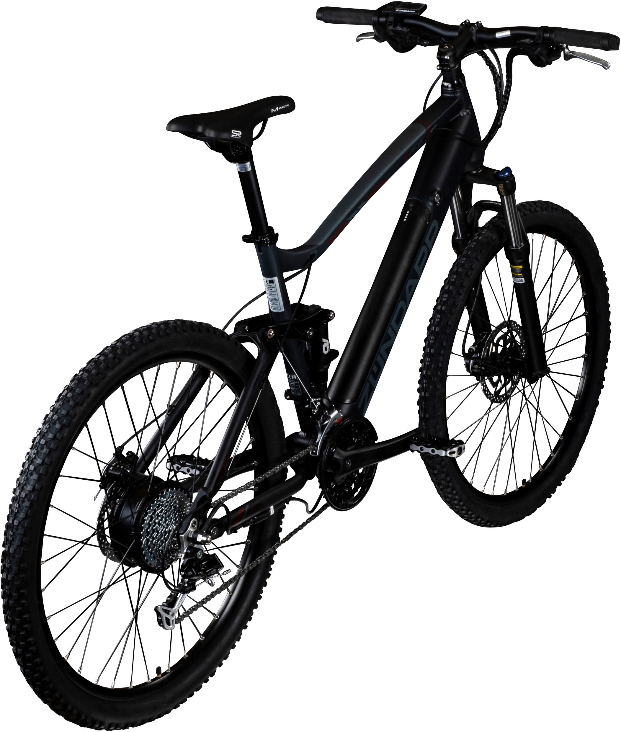 Zündapp E-Bike »XFS«, 27 Gang, Shimano, Tourney TX, Heckmotor 250 W, Pedelec, Elektrofahrrad für Damen u. Herren, MTB