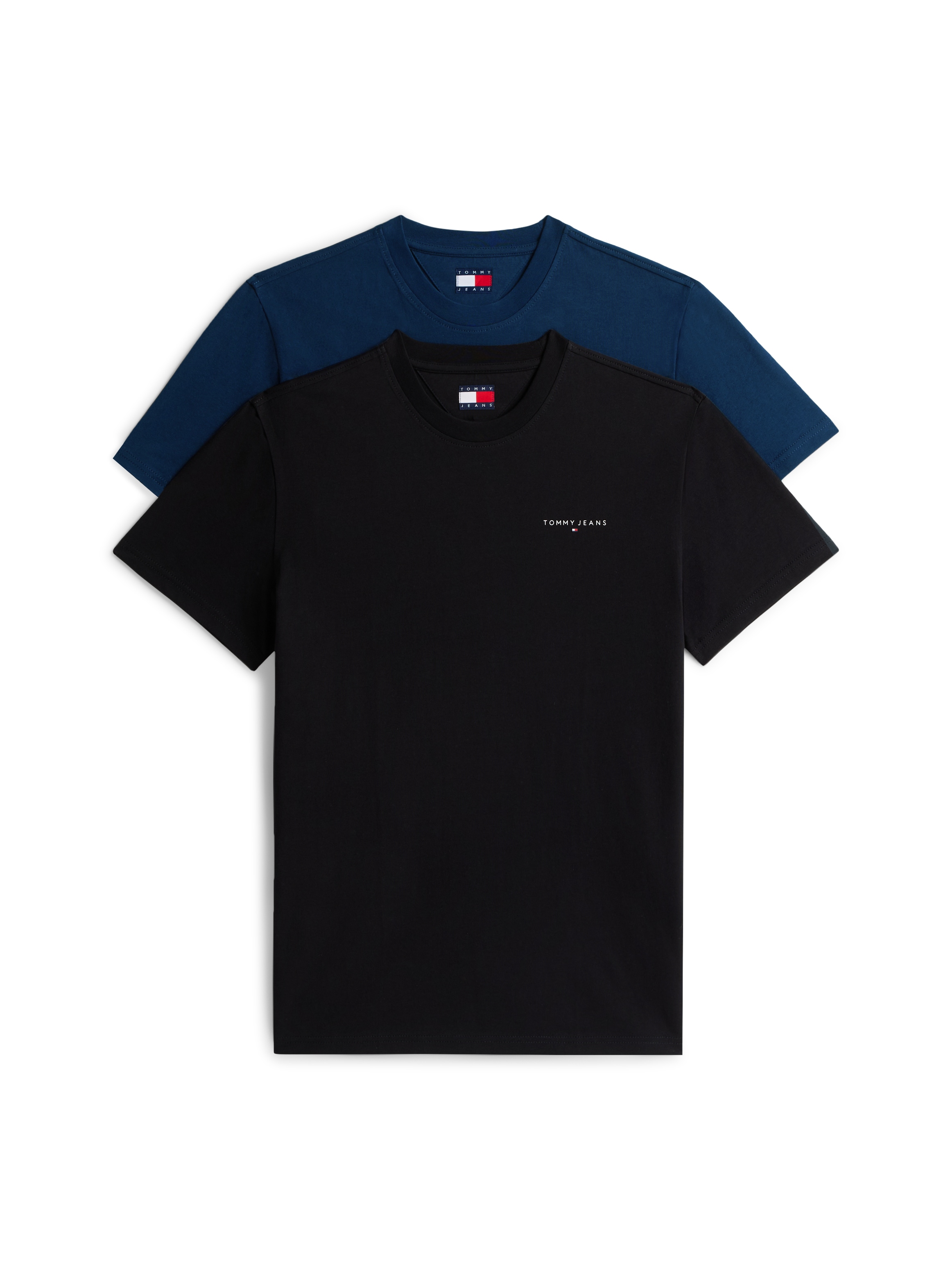 Tommy Jeans T-Shirt "TJM SLIM FIT LINEAR 2PACK" Packung, 2 Stk. tlg. günstig online kaufen