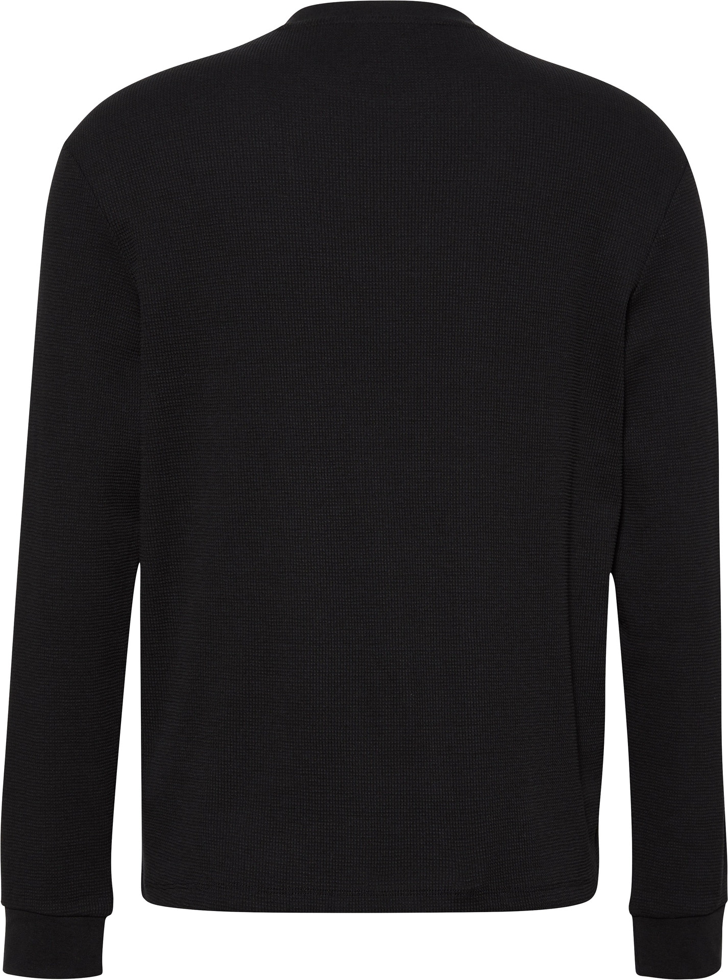 Calvin Klein Jeans Langarmshirt »LS WAFFLE BADGE CREWNK TEE«, Mit Rundhalsausschnitt