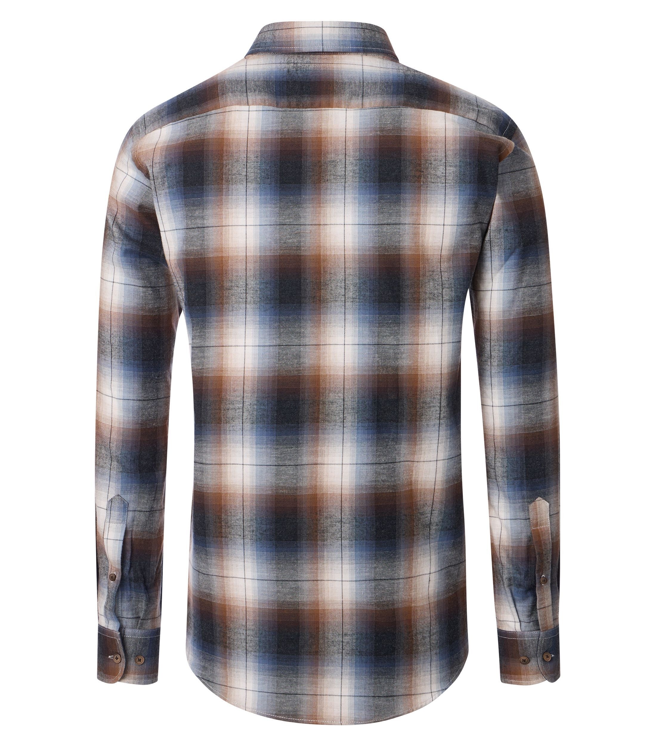 CASAMODA Langarmhemd "CASAMODA Freizeithemd kariert" günstig online kaufen