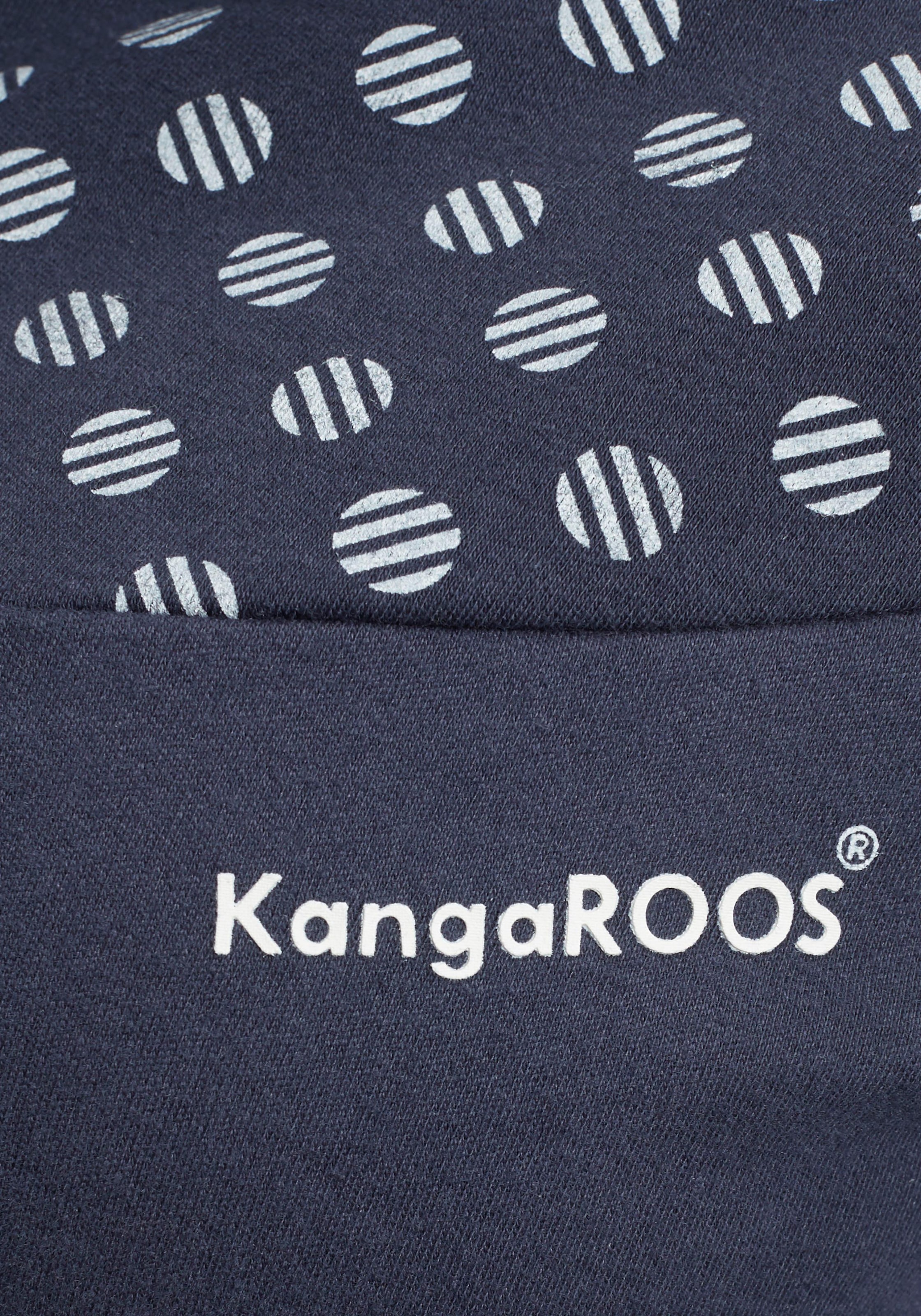 KangaROOS Sweatkleid, mit Print im Schulter- und Ärmelbereich