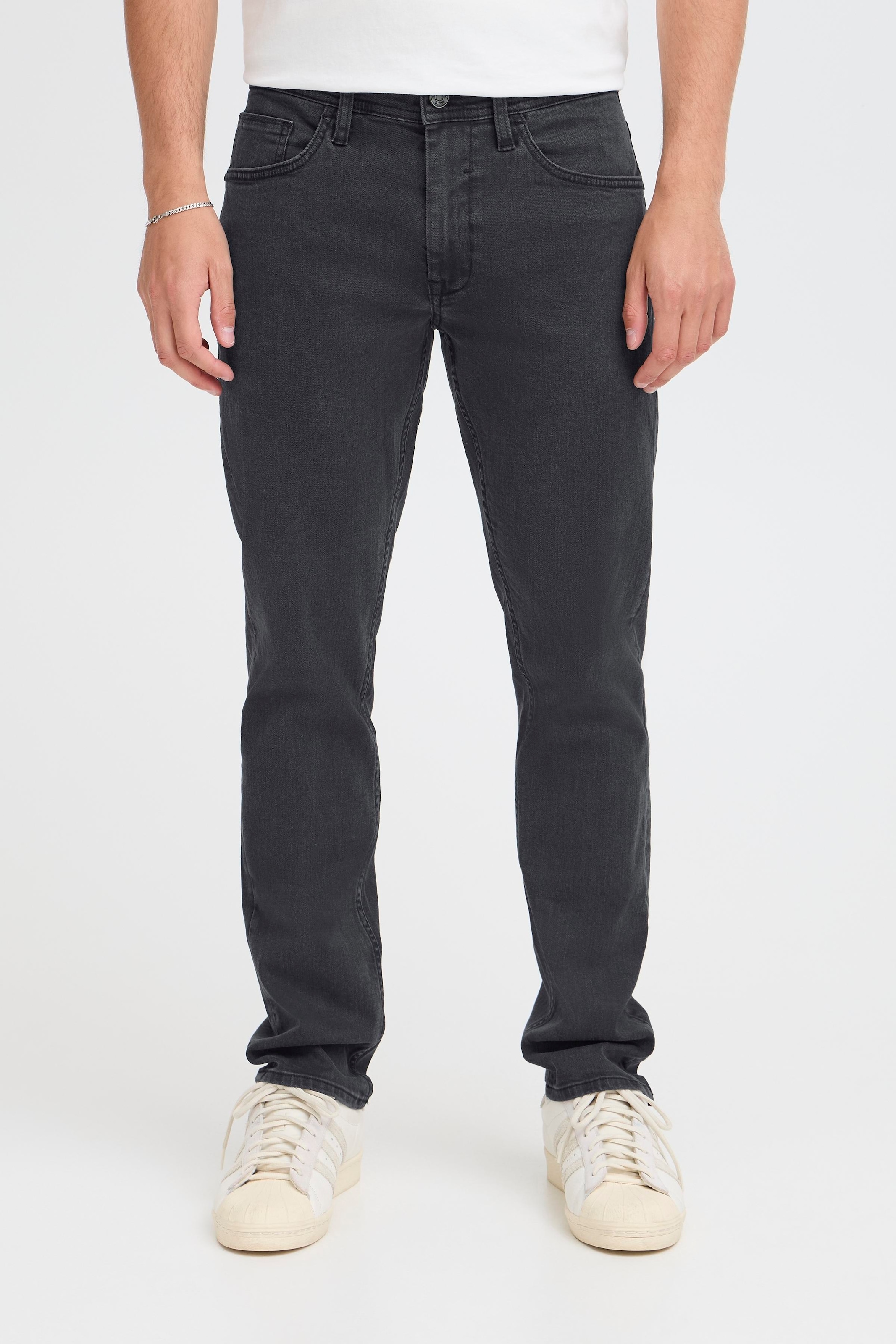 Blend "BHTWISTER SLIM/REG" aus Baumwollmischung, Regular Fit, knöchellang, mit Reißverschluss