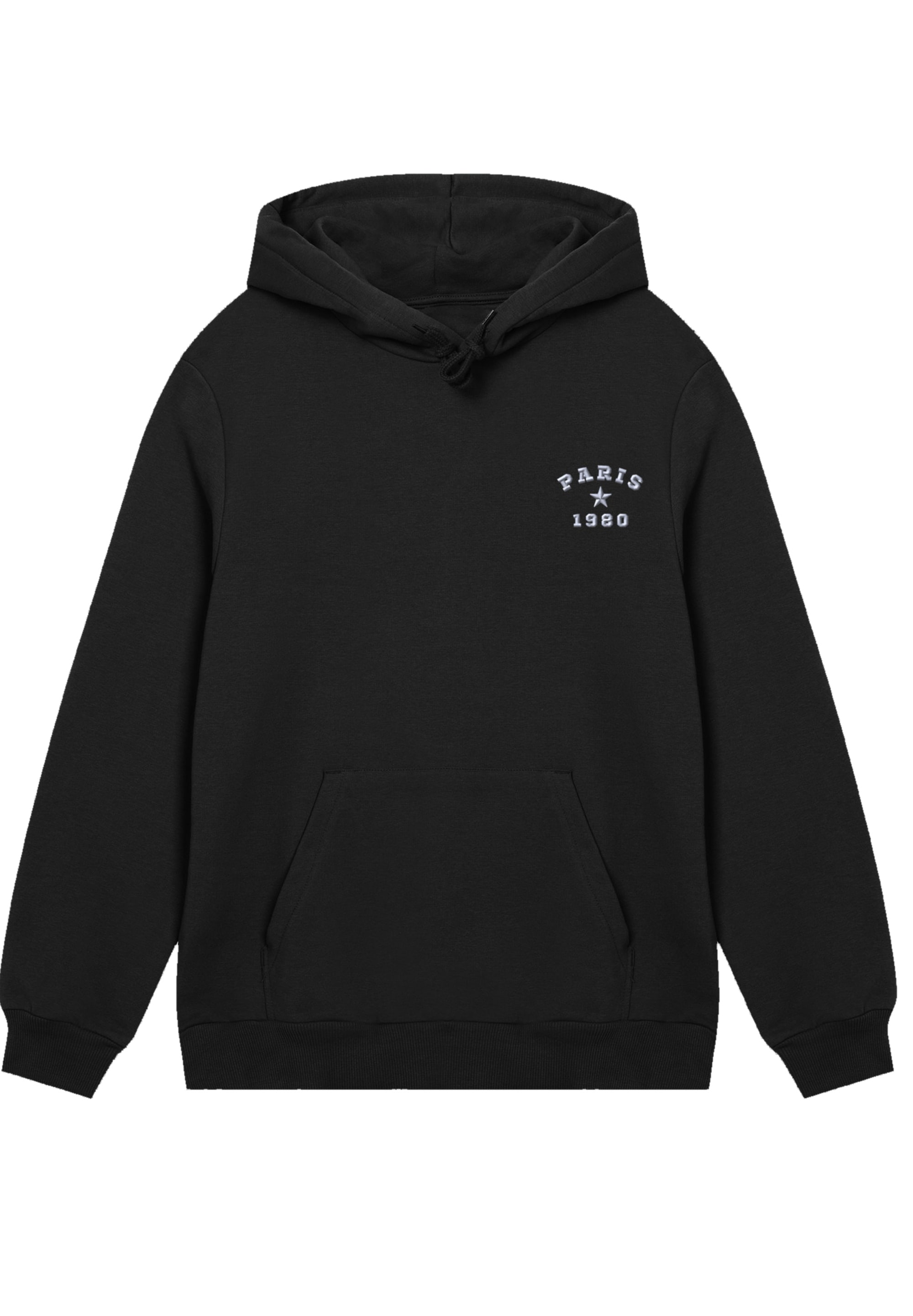 F4NT4STIC Kapuzenpullover »Paris 1980 Bestickt«, Premium Qualität