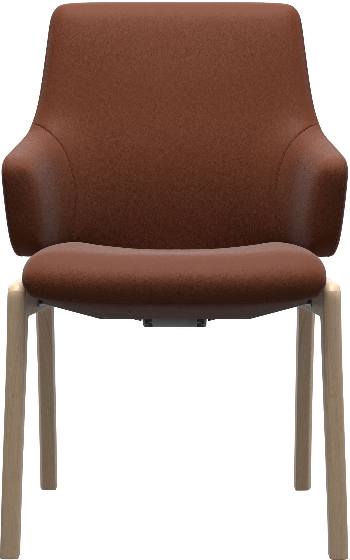 Stressless® Polsterstuhl »Laurel«, Leder PALOMA, Low Back mit Armlehne, Größe L, mit abgerundeten Beinen in Eiche natur