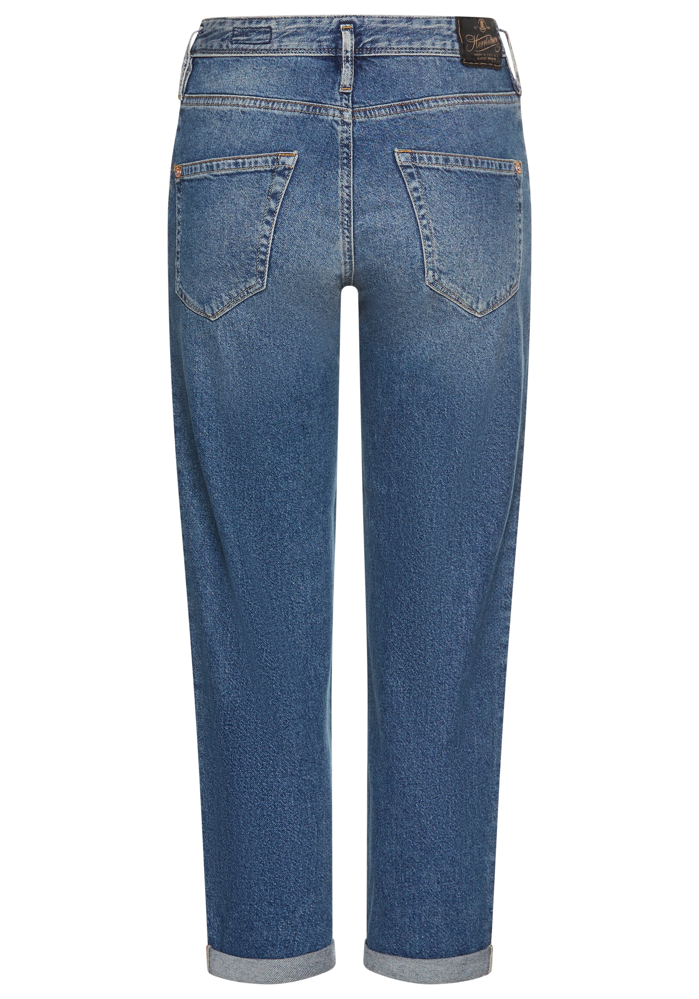 Herrlicher 5-Pocket-Jeans »Shyra Tap Denim«, mit hohem Bund, Cropped
