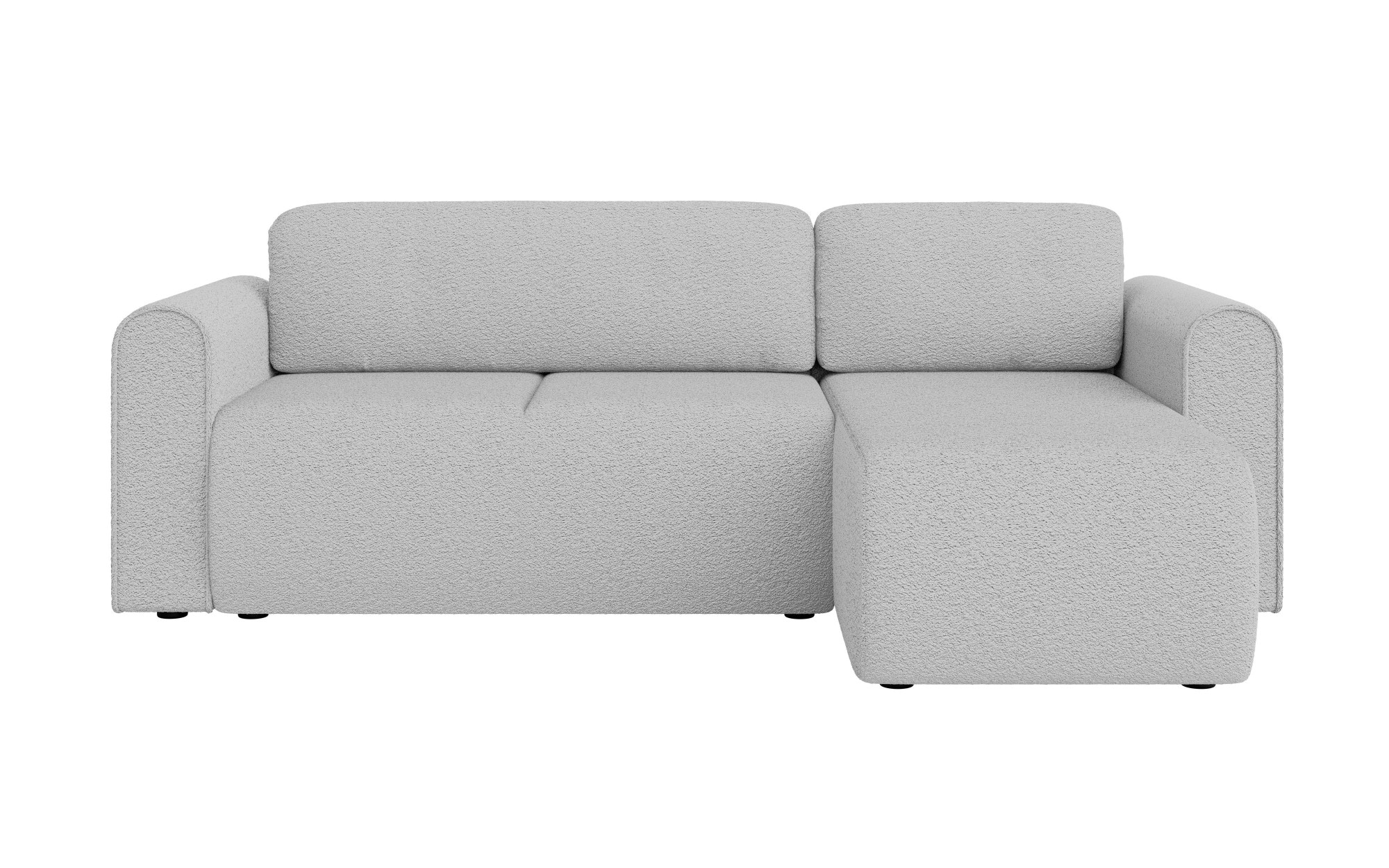 INOSIGN Ecksofa »Zacharia wahlweise Schlafsofa mit Bettkasten, B/T/H 250/166/86 cm«, L-Form mit Wellenunterfederung, Recamiere beidseitig montierbar