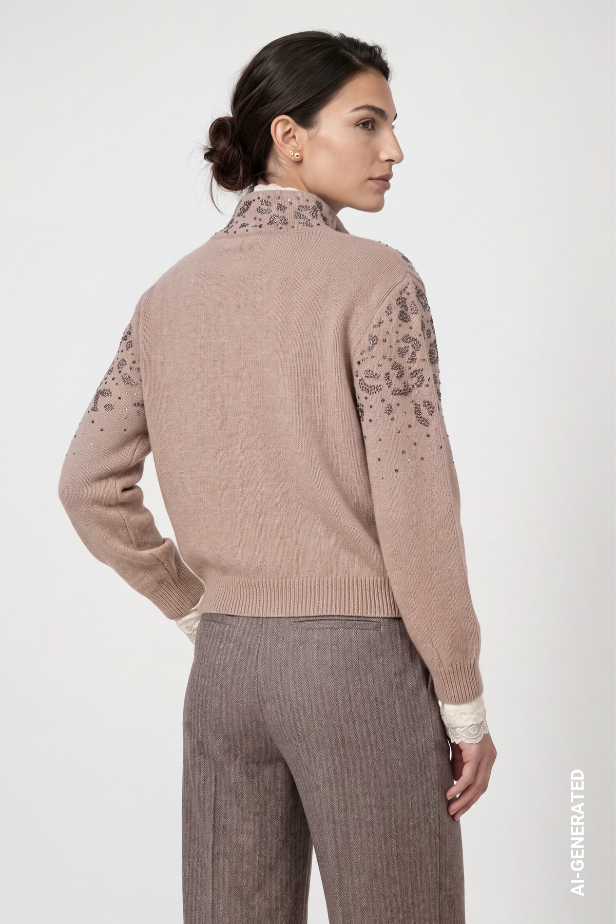Monari Strickjacke Regular fit mit Stehkragen