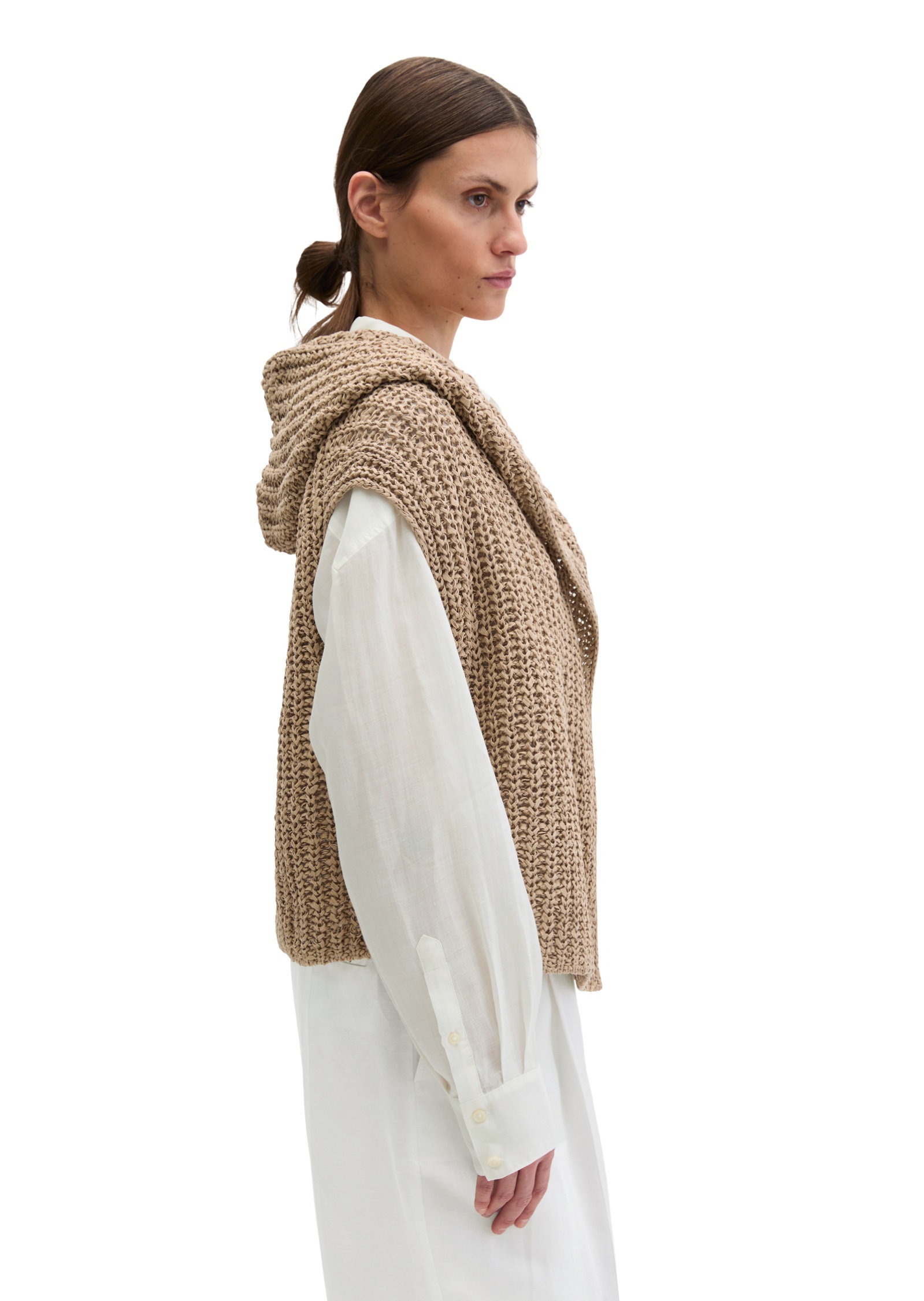 Marc O'Polo Strickweste »aus Bändchengarn«