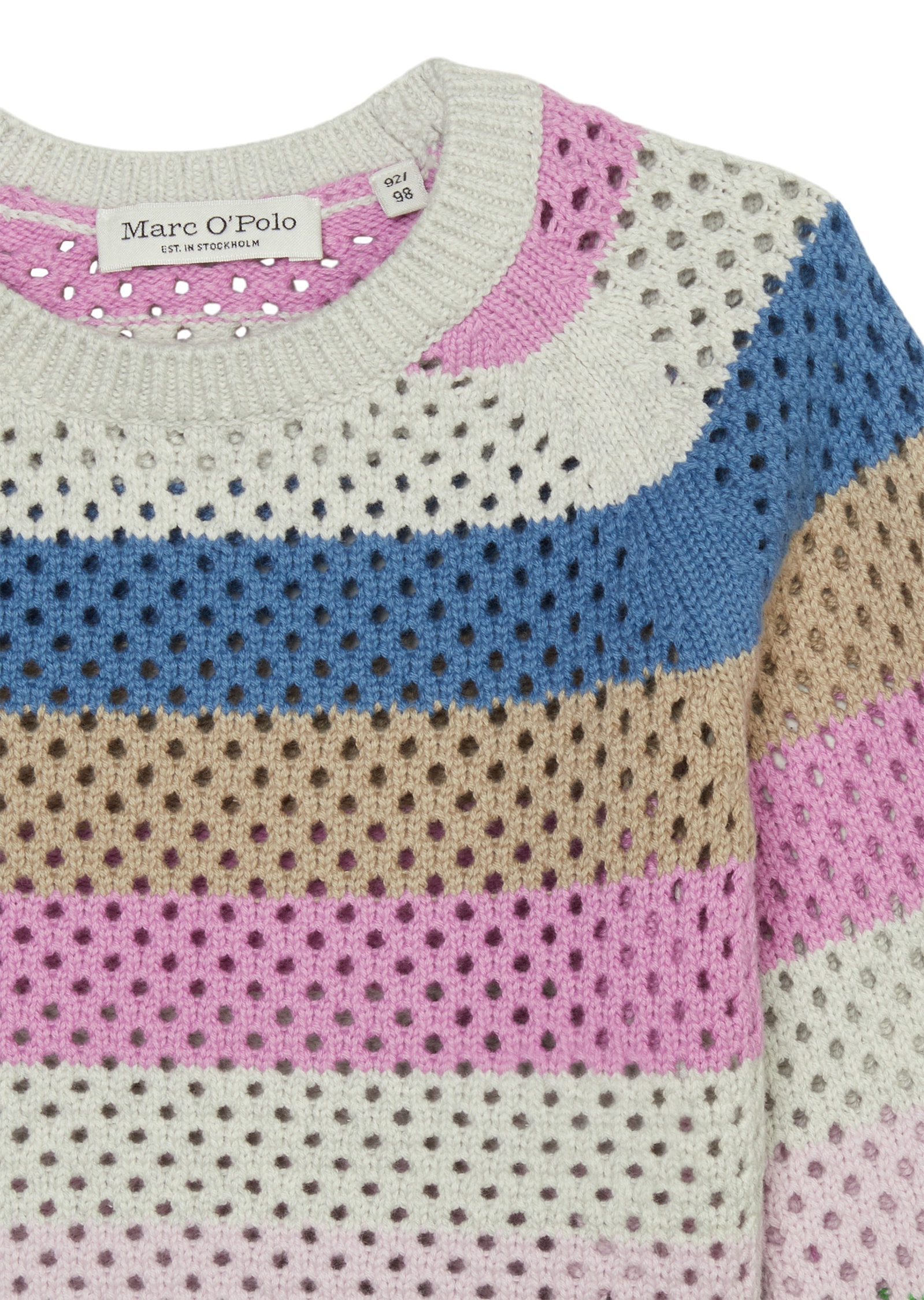 Marc O'Polo Strickpullover »mit Lochmuster«