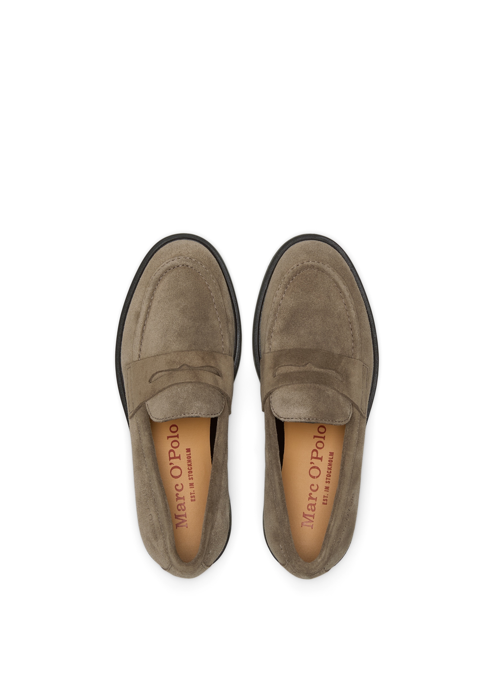 Marc O'Polo Loafer »aus geöltem Veloursleder«