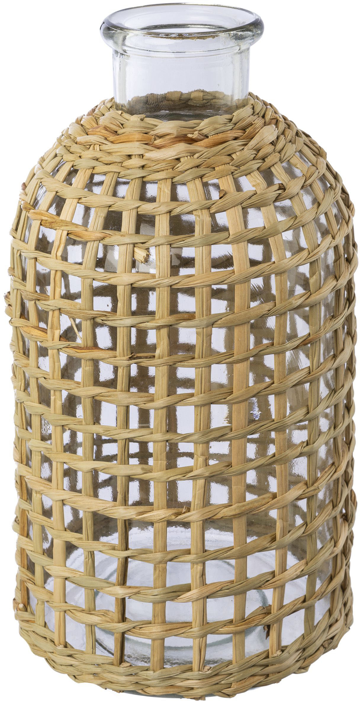 Thumbnail - Creativ home Tischvase "Vase aus Glas", (Set, 2 St.), mit Mesh-Überzug