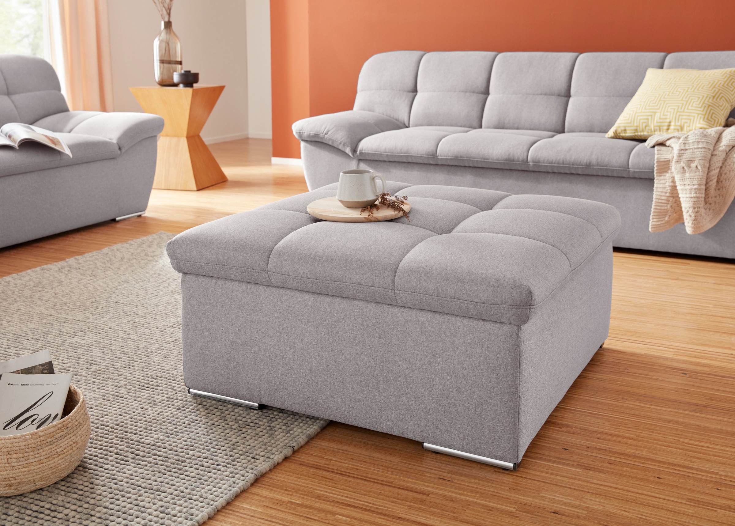 DOMO collection Sitzhocker »Lagoa«, in großer Farbauswahl