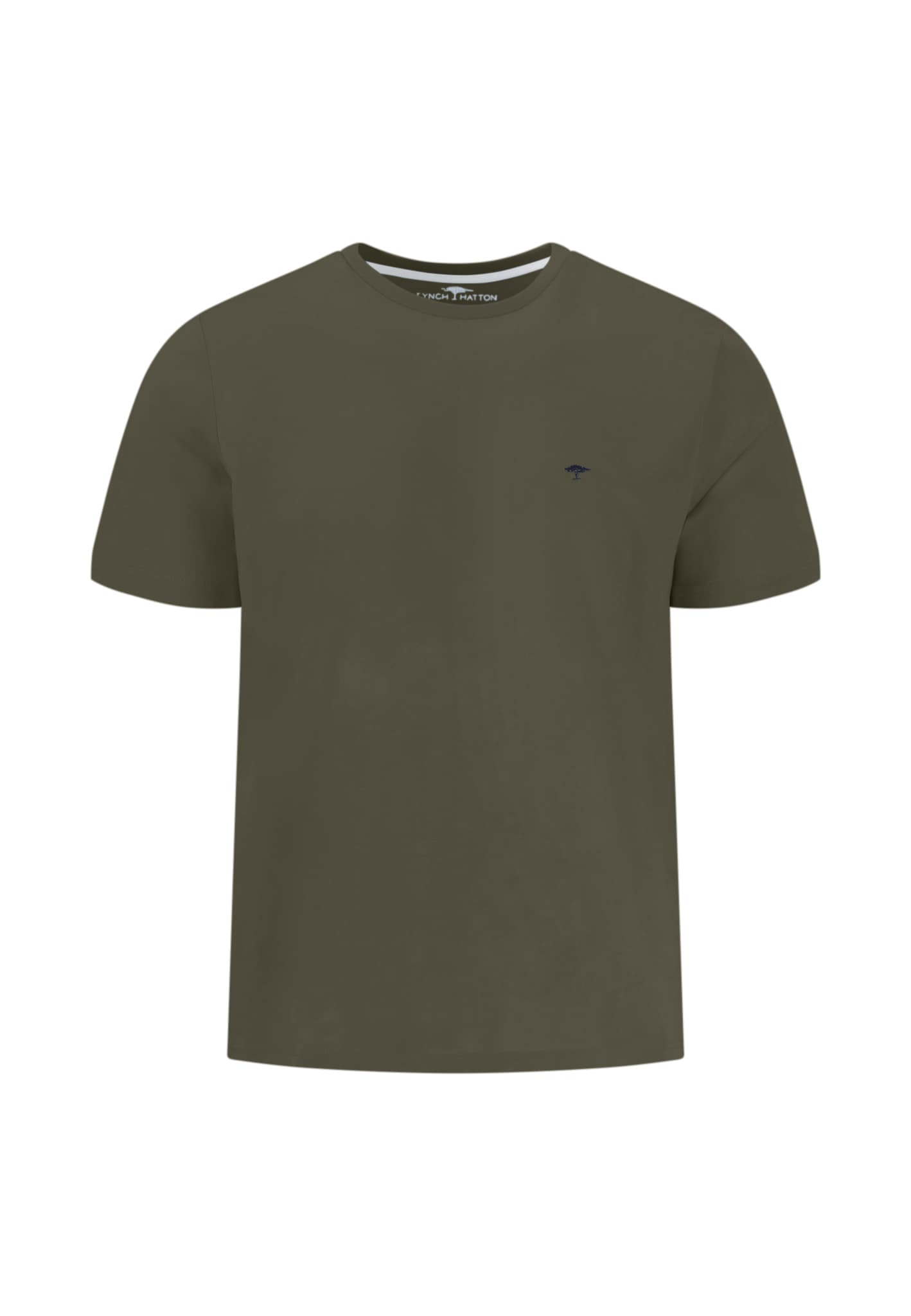 FYNCH-HATTON T-Shirt, mit Rundhals und Logo-Stickerei günstig online kaufen
