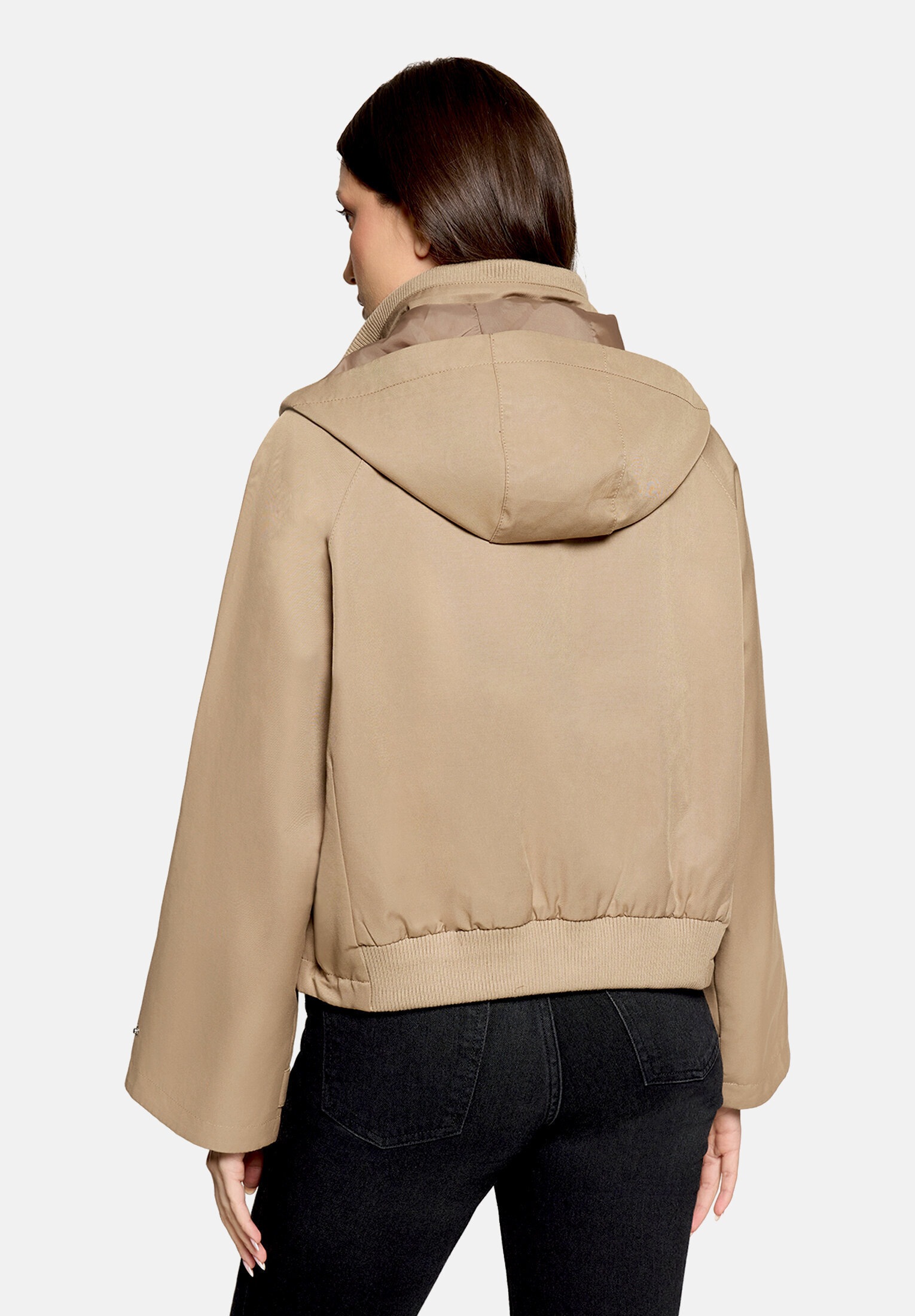 Cartoon Canvasjacke »Damen mit aufgesetzten Taschen«