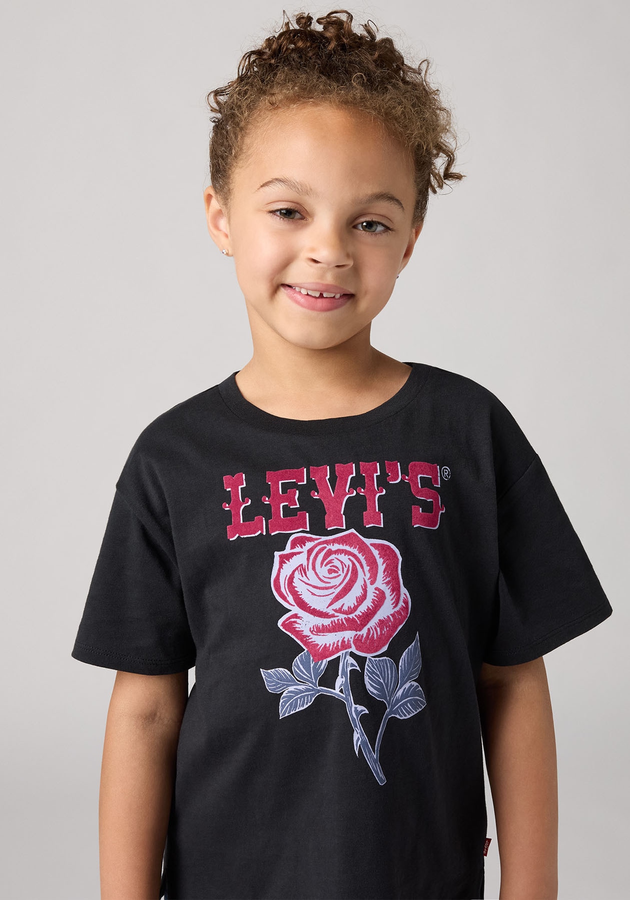 Levi's® Kids T-Shirt »LVG OVERSIZED WESTERN ROSES TEE«, mit großem Print "Rose", for Girls