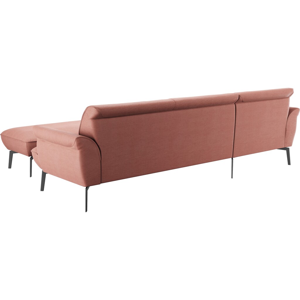 himolla Ecksofa »himolla 9900«, (mit Hocker)