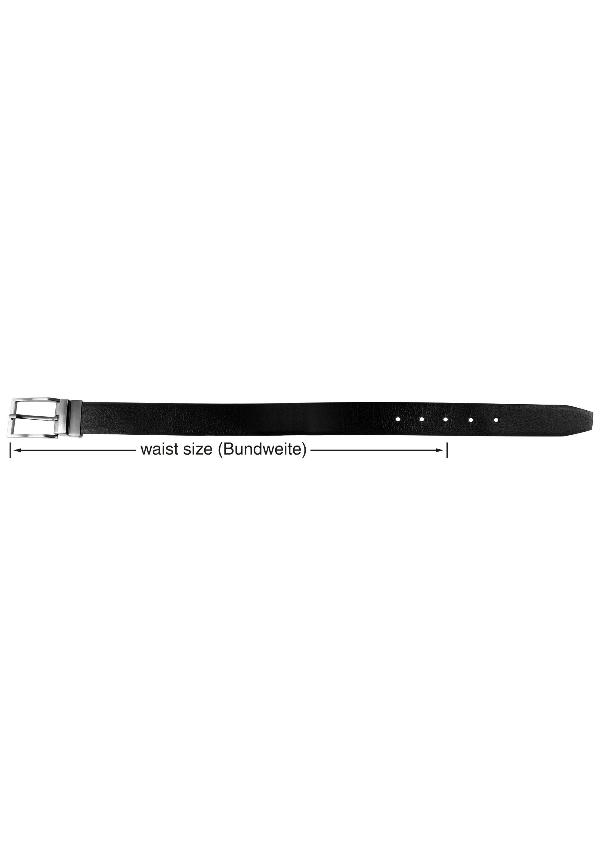 Leonardo Verrelli Ledergürtel »Wendegürtel Echt Leder schwarz/braun 90 cm-130 cm (Bundweite)«