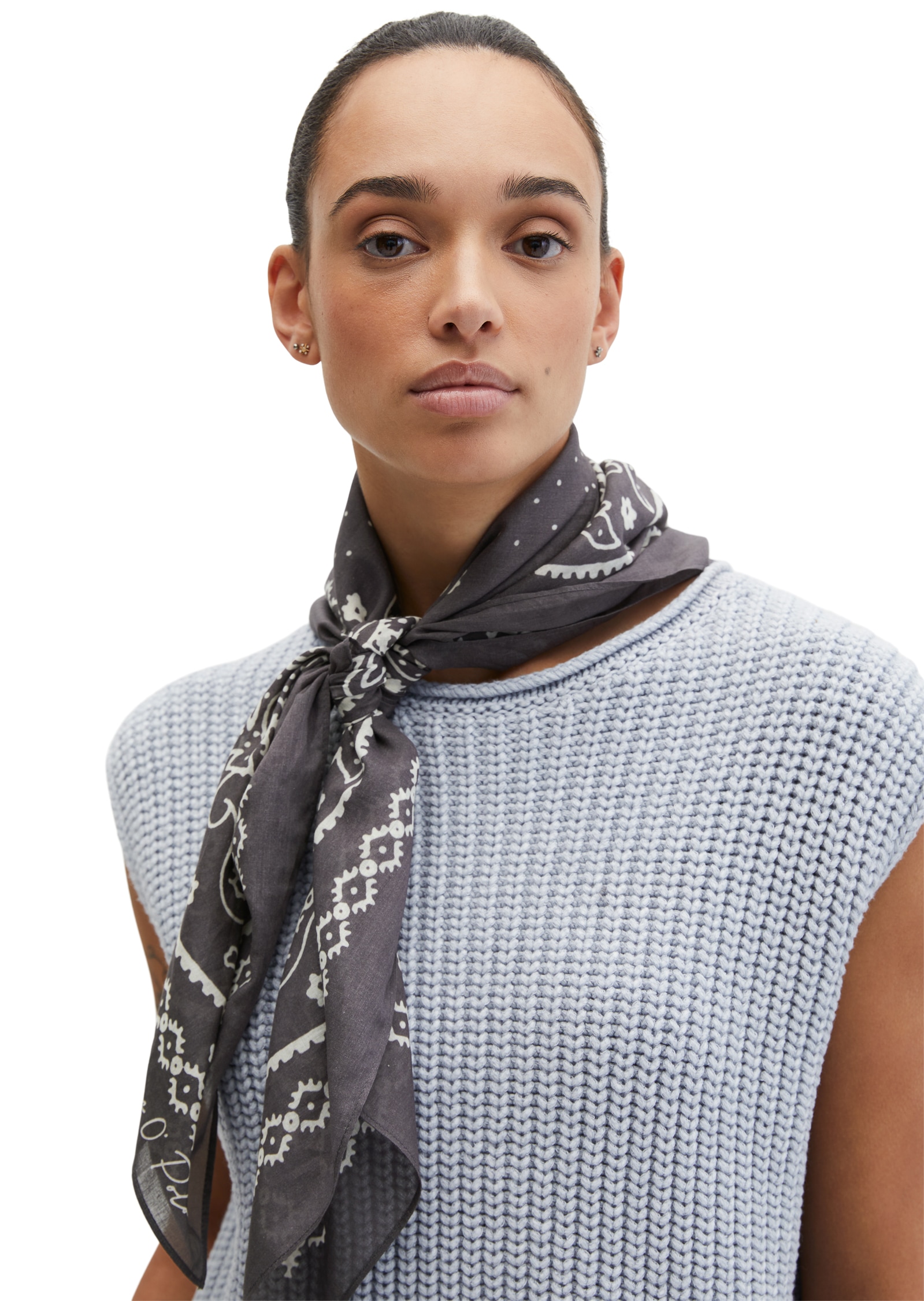 Marc OPolo Modeschal aus reiner Bio-Baumwolle, quadratisch, ca. 85 x 85 cm günstig online kaufen