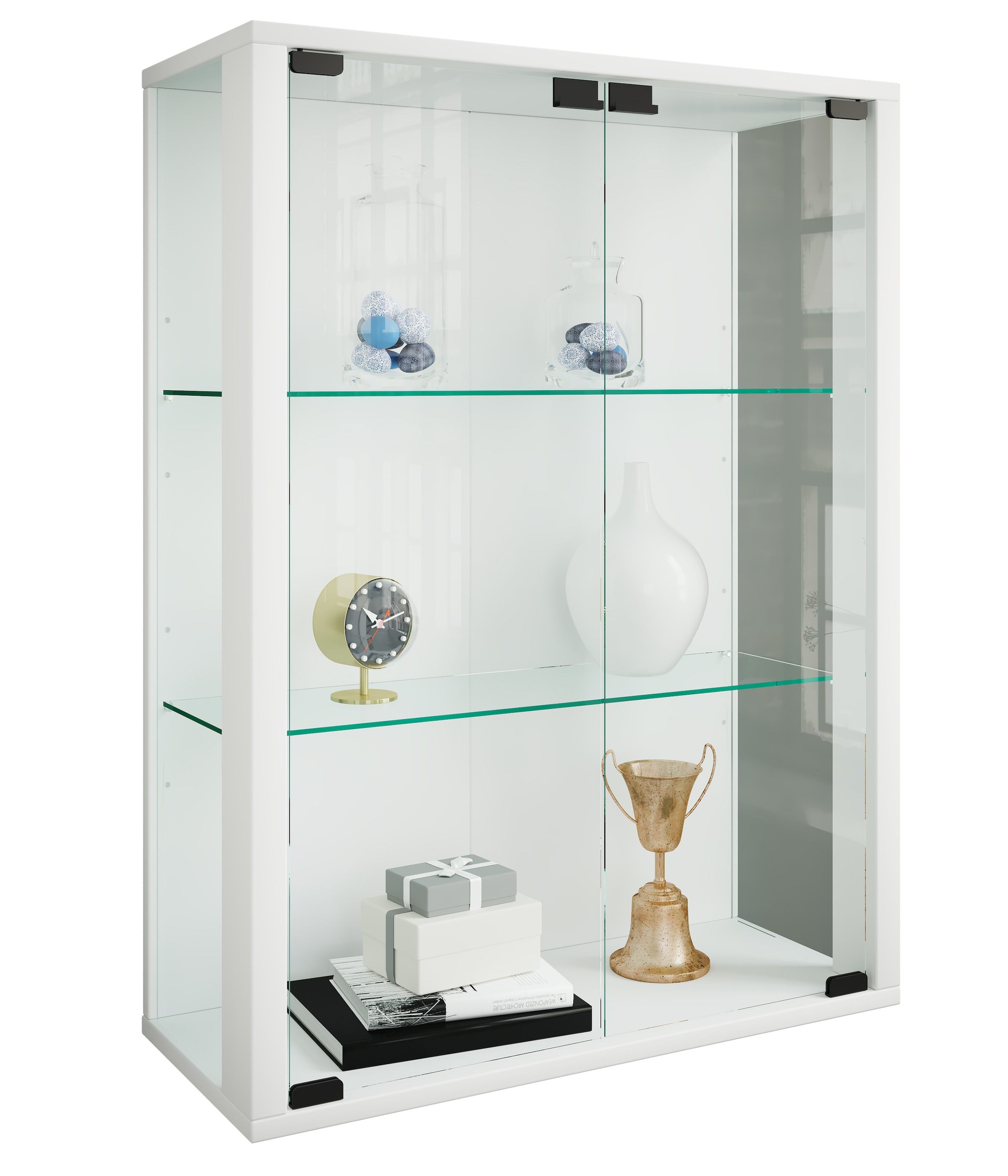 Vcm Weiss Vitrine + Buffetschrank, Udina (60 X 25 X 80 Cm) - Image 6