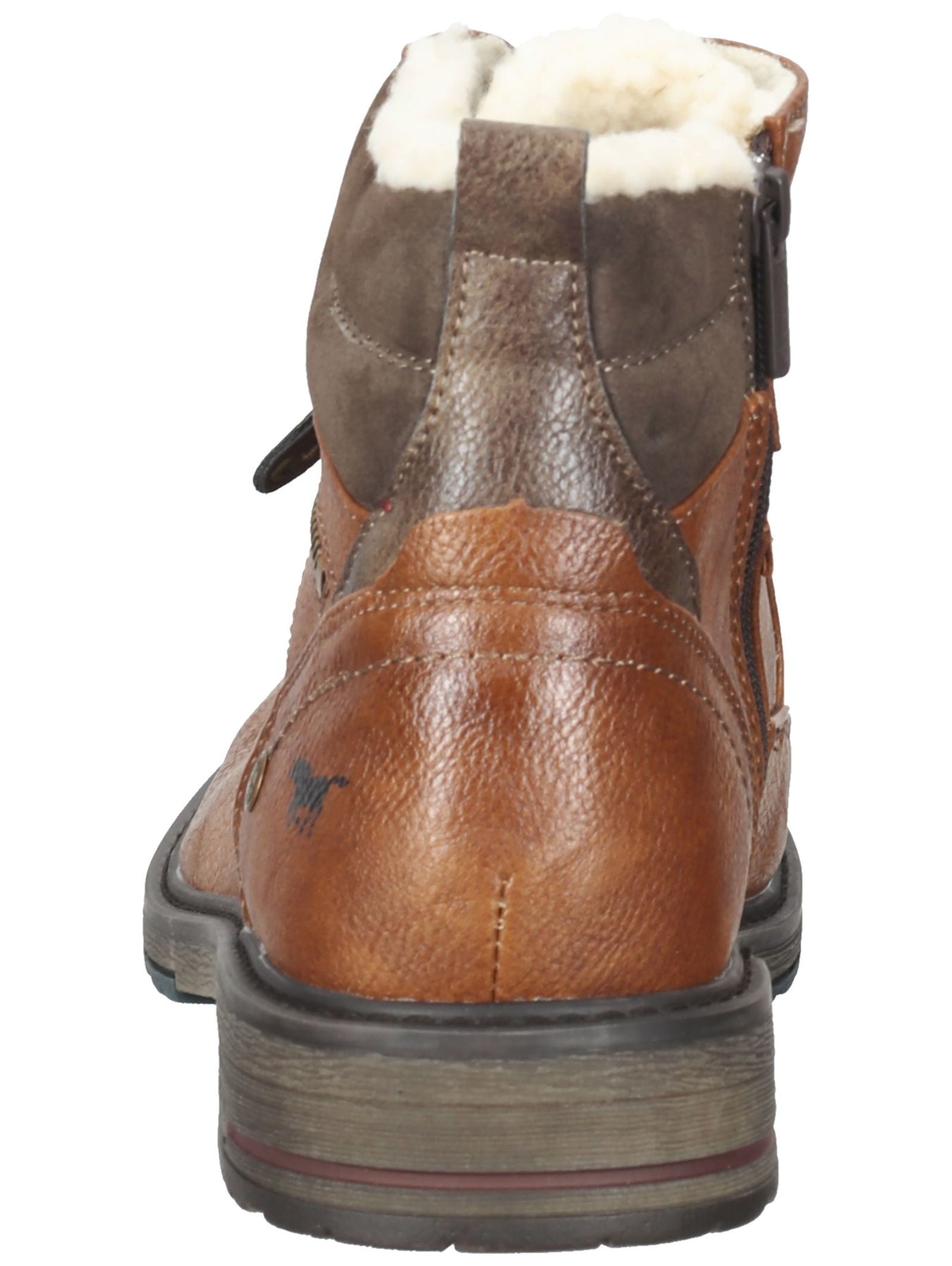 Mustang Shoes Schnürstiefelette »Mustang Shoes Stiefelette Lederimitat«