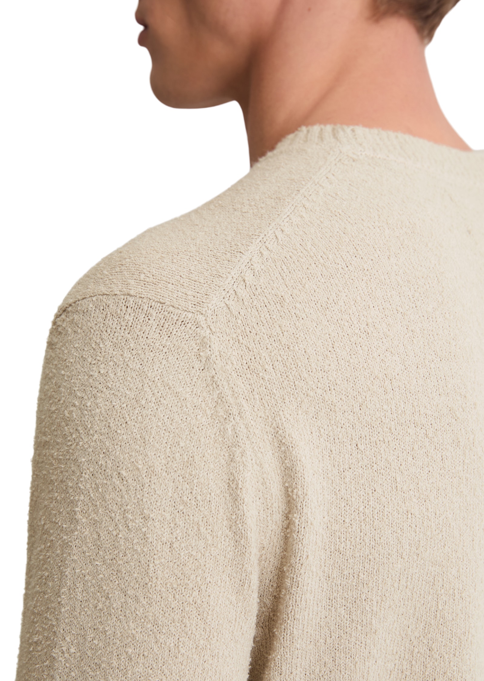 Marc O'Polo Rundhalspullover »regular aus Bio-Baumwoll-Mix-Boucle«