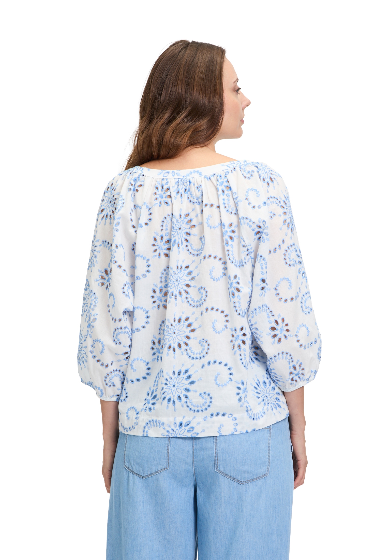 Betty&Co Schlupfbluse »Betty & Co Schlupfbluse mit Stickerei«
