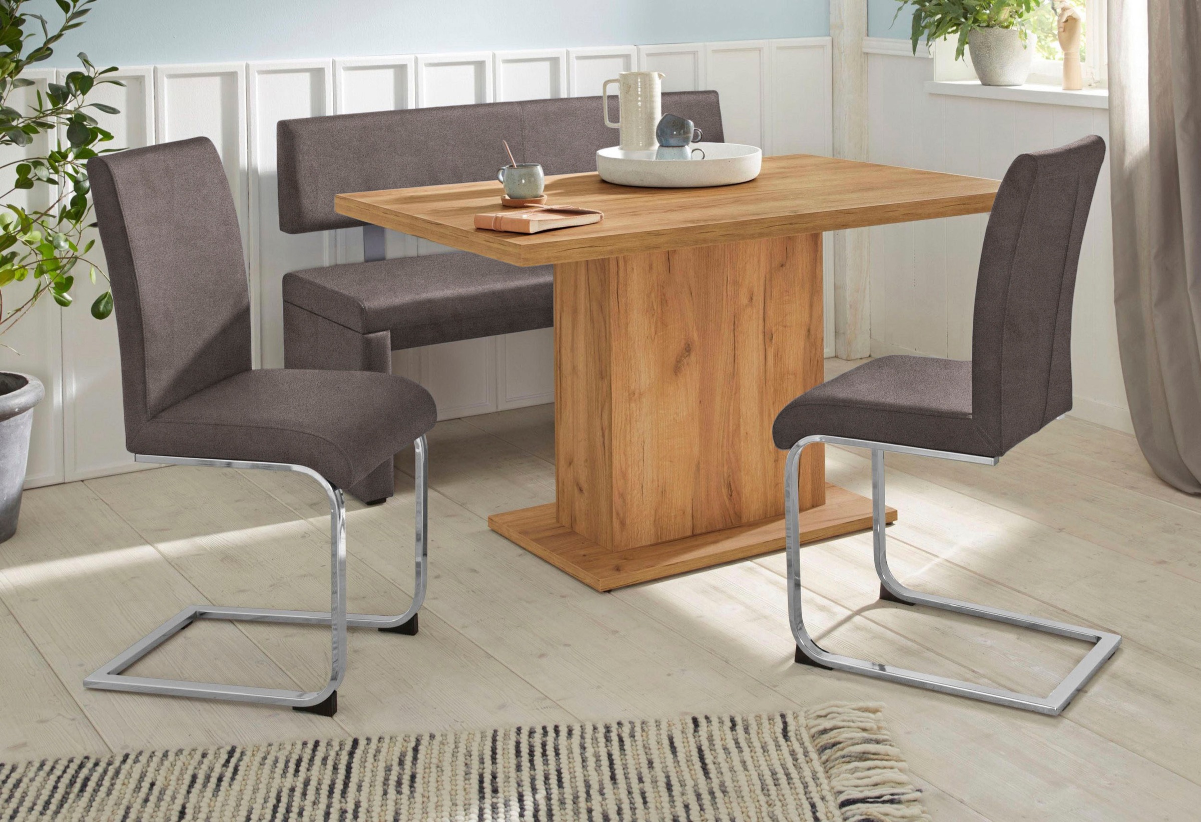 Home affaire Freischwinger "Charissa" (Set) 2 Stk.Bezug in verschiedenen Qu günstig online kaufen