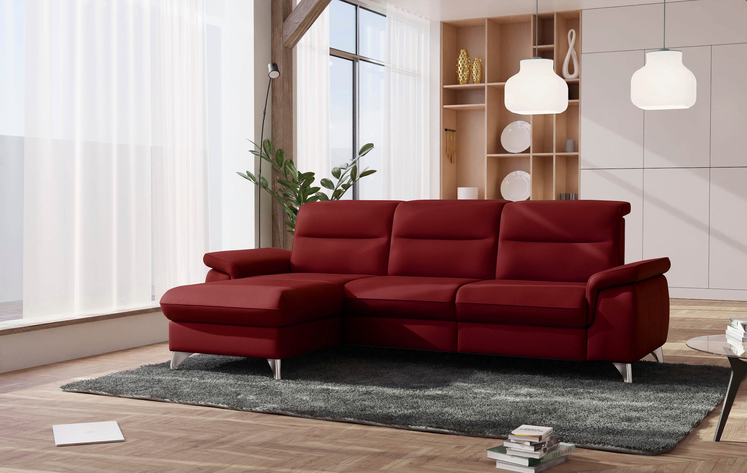sit&more Ecksofa "Astoria L-Form" wahlweise mit motorischer Relaxfunktion günstig online kaufen