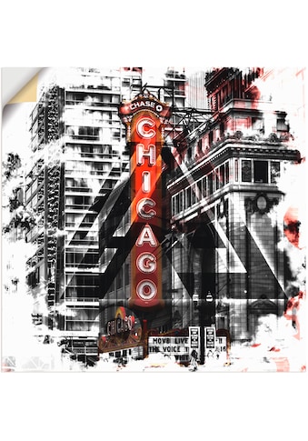 Artland Paveikslas »Chicago II« Amerika (1 St....