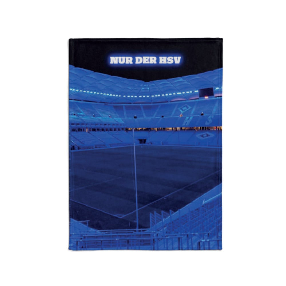 HAMBURGER SV Kinder Wohndecke "Hamburger SV Decke HSV Flanellfleecedecke Stadion"mehrfarbig, Polyester, Wohndecken