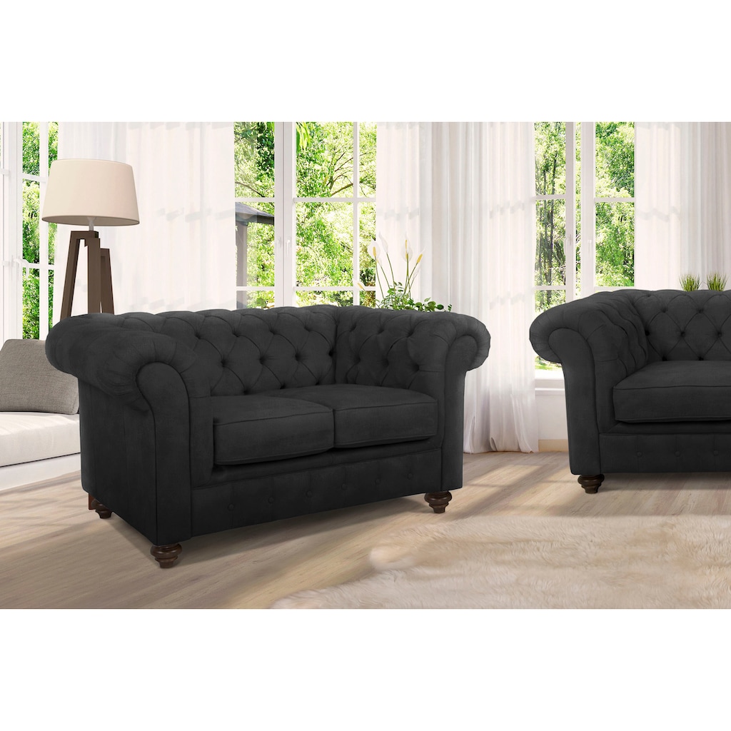 Home affaire Chesterfield-Sofa »Duc 2-Sitzer«