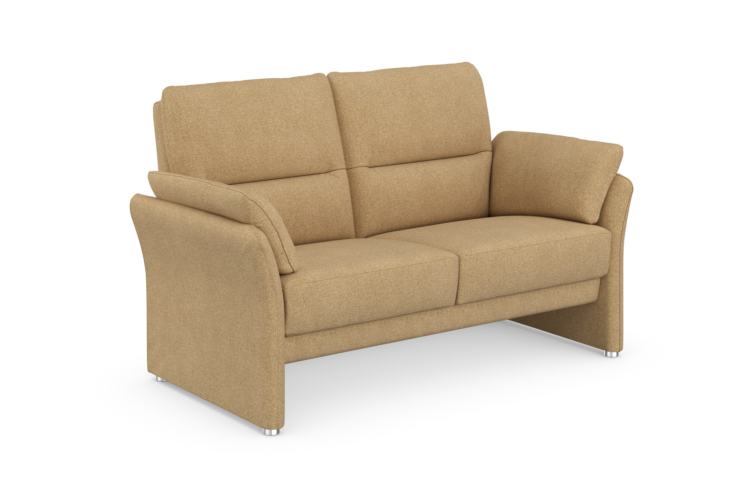 Thumbnail - DOMO collection 2-Sitzer "Pina, schmale Armlehnen, mit Federkern, kompakt & elegant" Hoher Sitzkomfort, Feinstruktur, be...