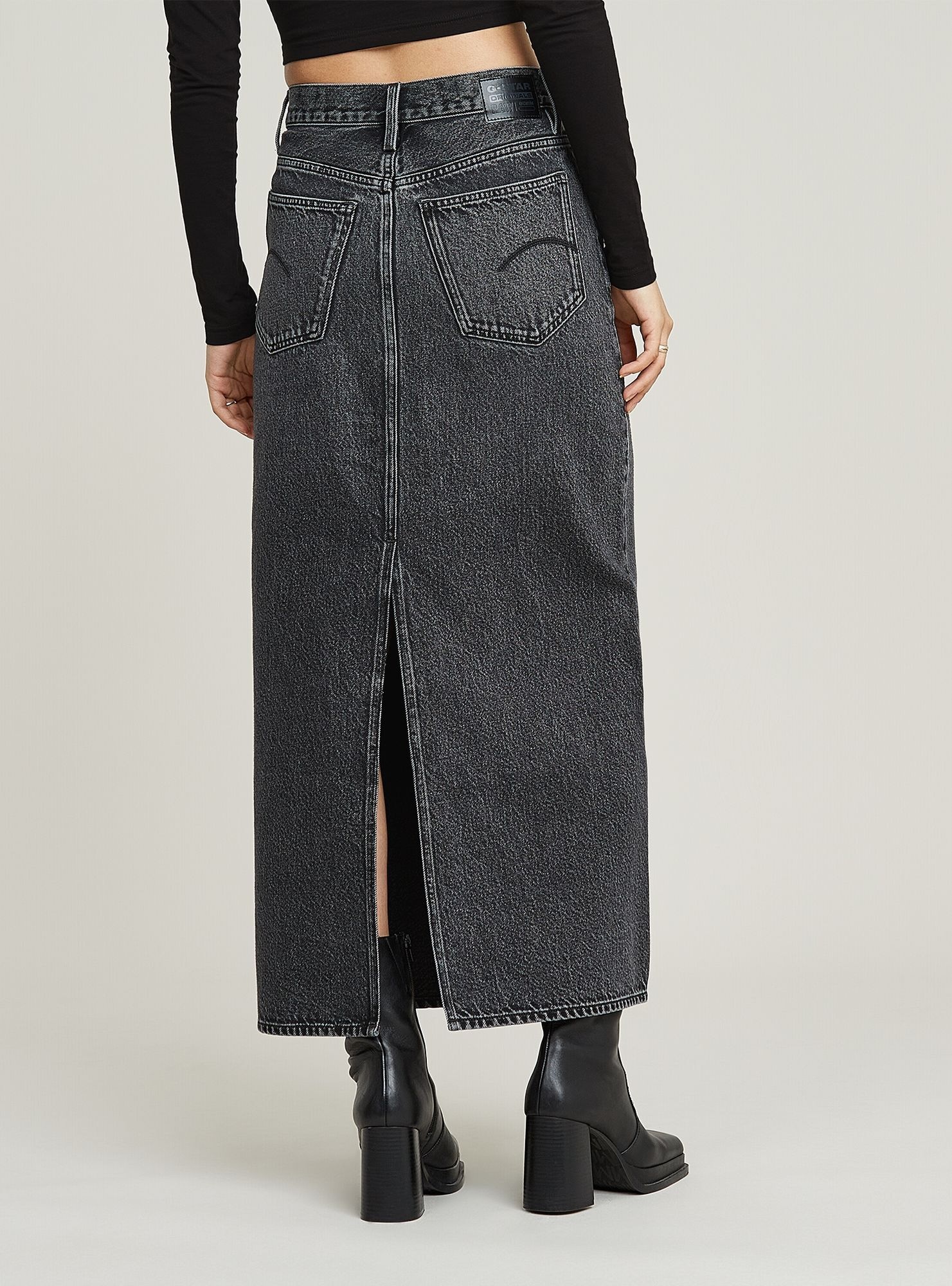 G-STAR Jeanskleid "Viktoria Snaps Long Rock" günstig online kaufen