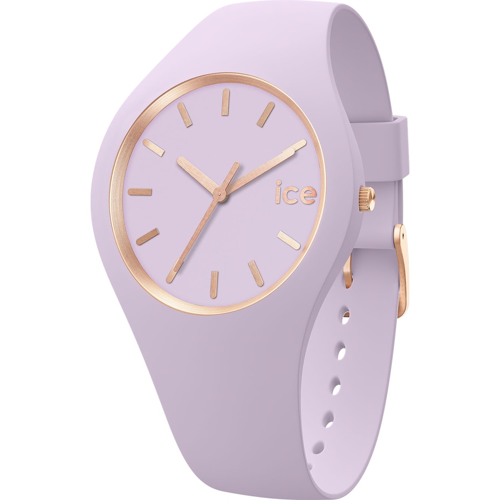 ice-watch Quarzuhr »ICE glam brushed - Lavender - Medium - 3H, 19531«