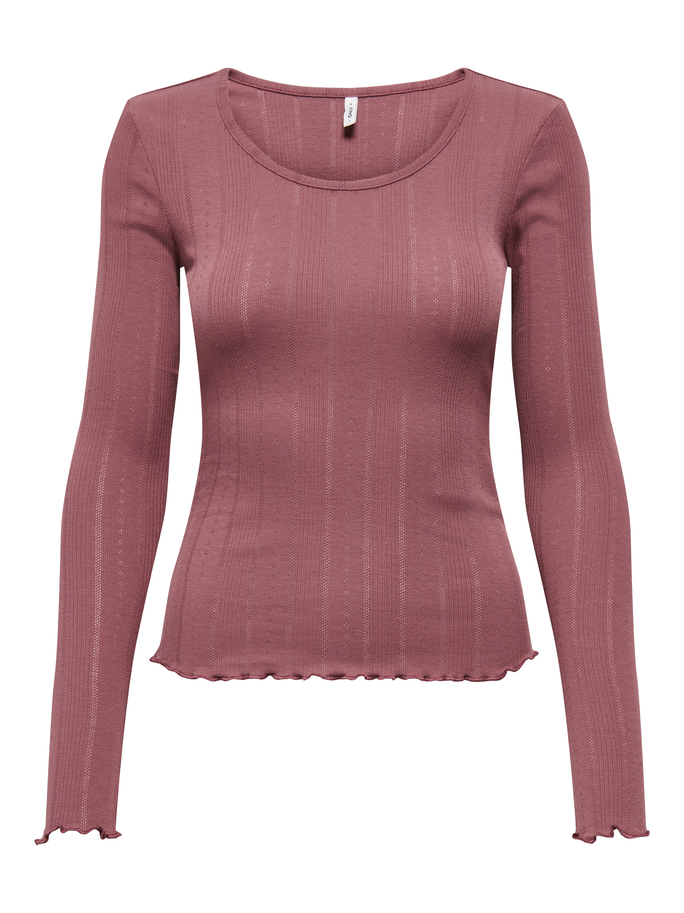 ONLY Langarmshirt »ONLTENNA O-NECK L/S TOP JRS NOOS«