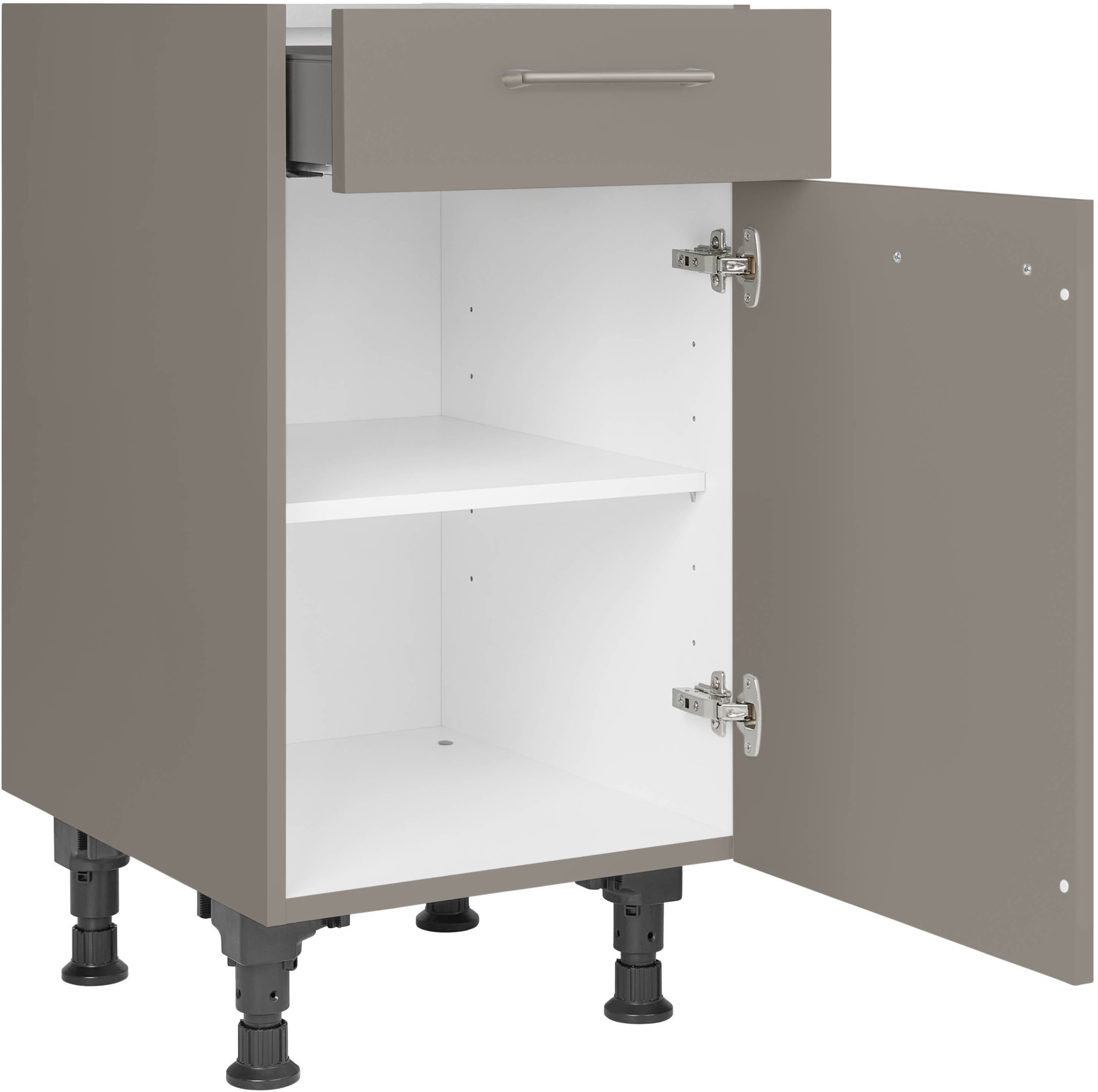 nobilia Unterschrank ""Laser", Ausrichtung wählbar, vormontiert, in den Bre günstig online kaufen