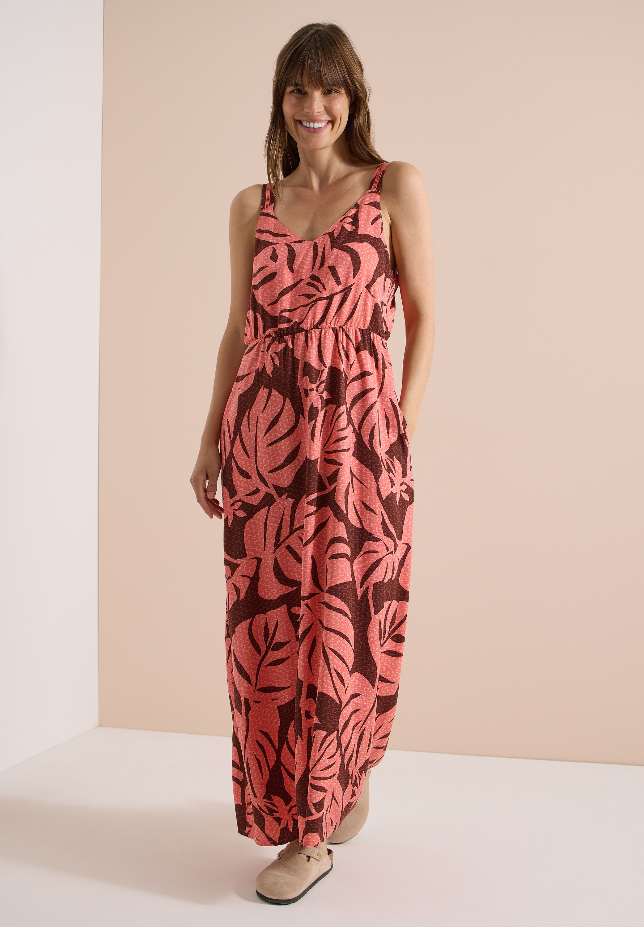Cecil Maxikleid Ohne Taschen aus Viskose