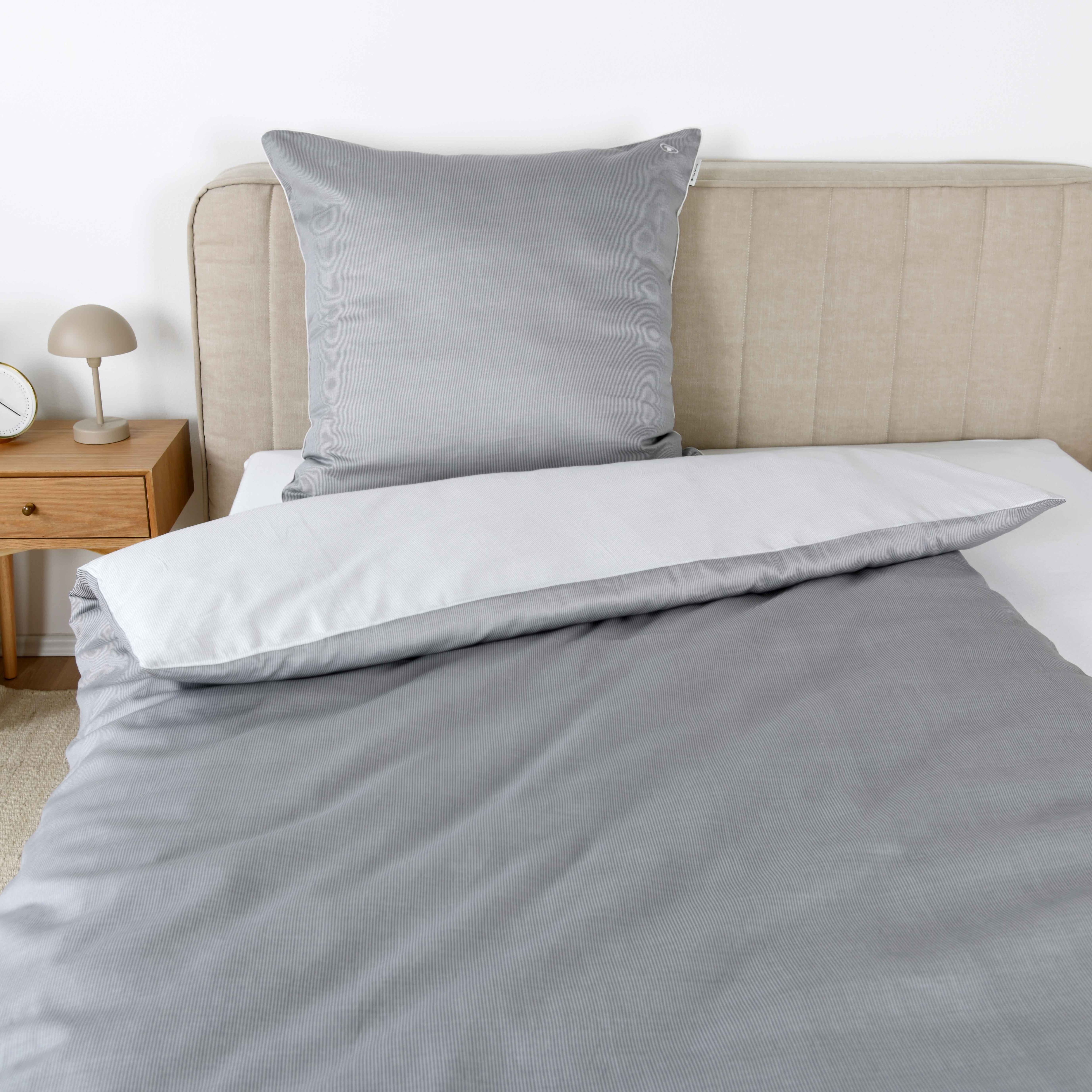 TOM TAILOR HOME "FINE STRIPES" 2 new bedroom, gewebtes Label