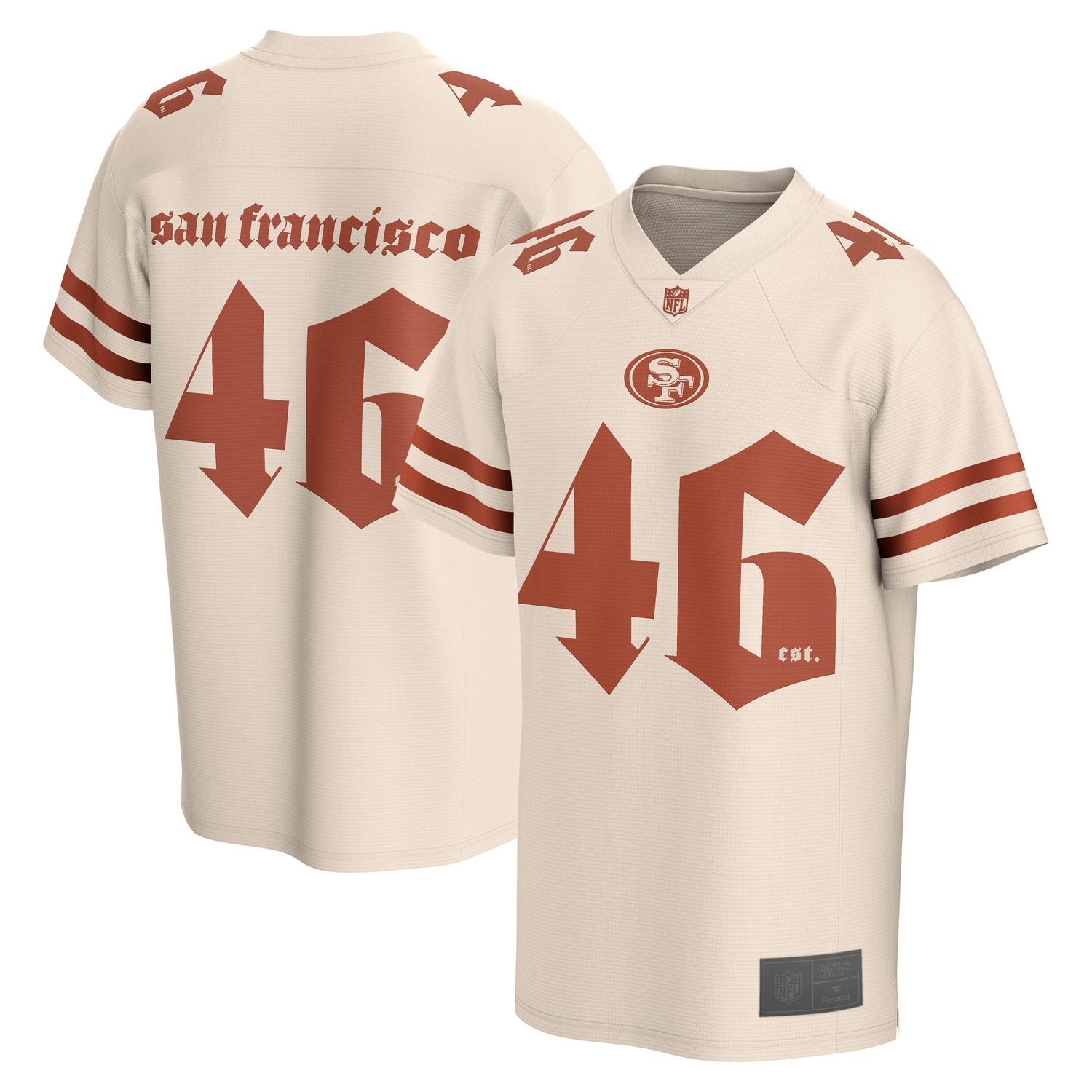 Fanatics Footballtrikot "Fanatics Trikot San Francisco 49ers NFL GOTHIC Foundation Top"