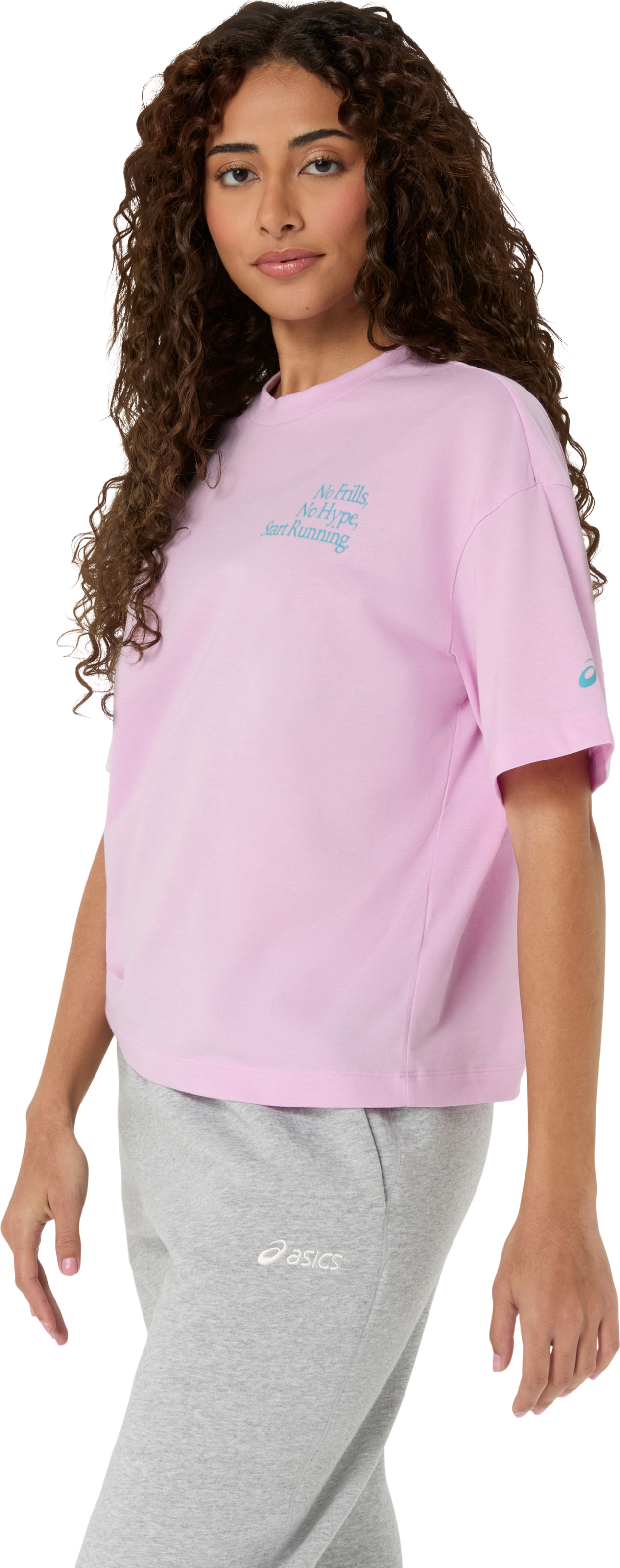 Asics Laufshirt »RUNNER MESSAGE GRAPHIC RELAXED TEE« mit Start Running auf Vorder- und Rückseite