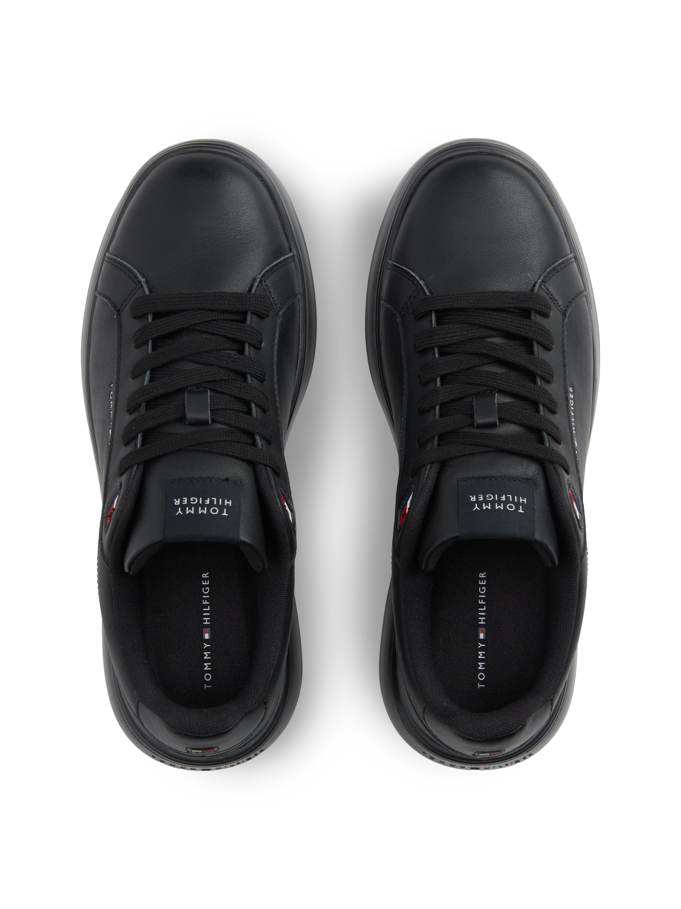 Tommy Hilfiger Sneaker »LIGHT CHUNKY LEATHER SNEAKER«  Freizeitschuh, Halbschuh, Schnürer mit TH-Logoprägung