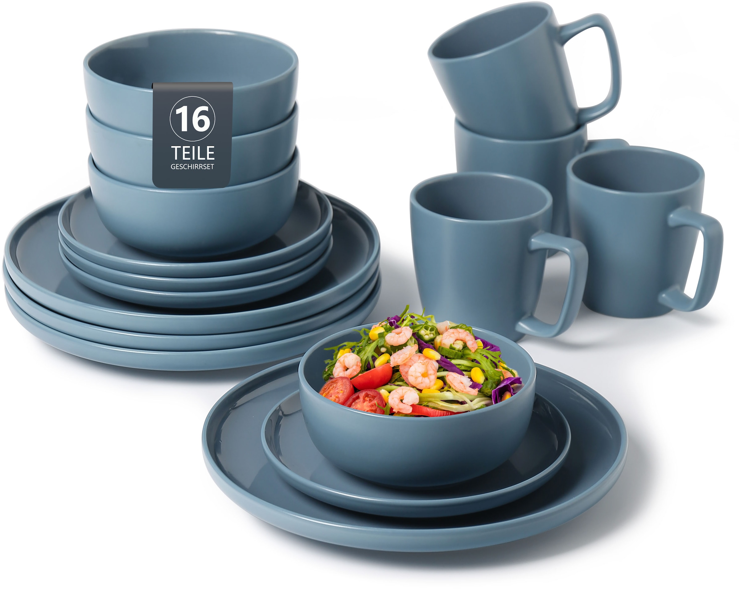 OTTO home Geschirr-Set "Tommik, außen matt, innen glänzend" spülmaschinenfe günstig online kaufen