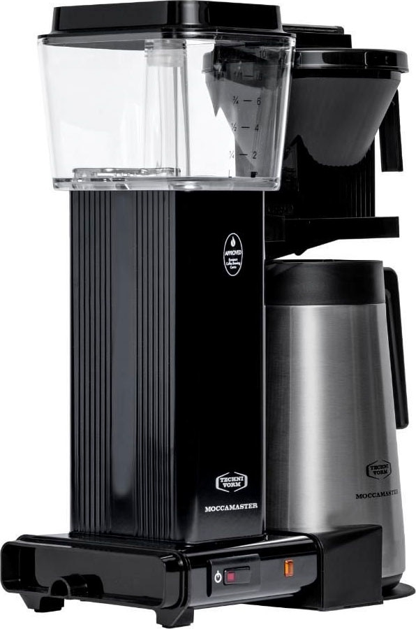 Filterkaffeemaschine Thermoskanne »mit | black«, auf KBGT 1,25 Kaffeekanne, 1x4 Papierfilter, BAUR l Rechnung 741 Moccamaster