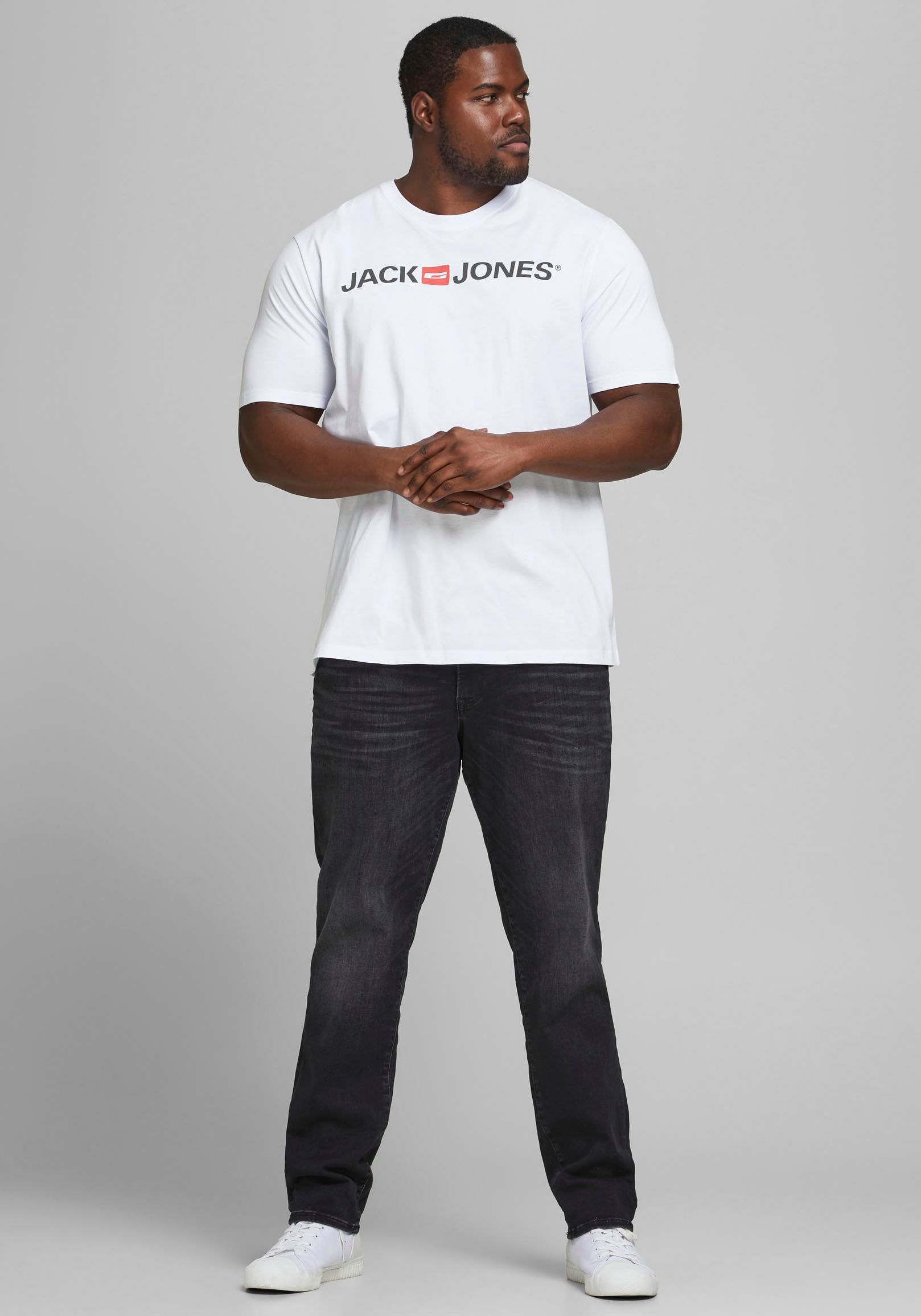 Jack & Jones PlusSize T-Shirt »CORP LOGO TEE«, bis Größe 6XL