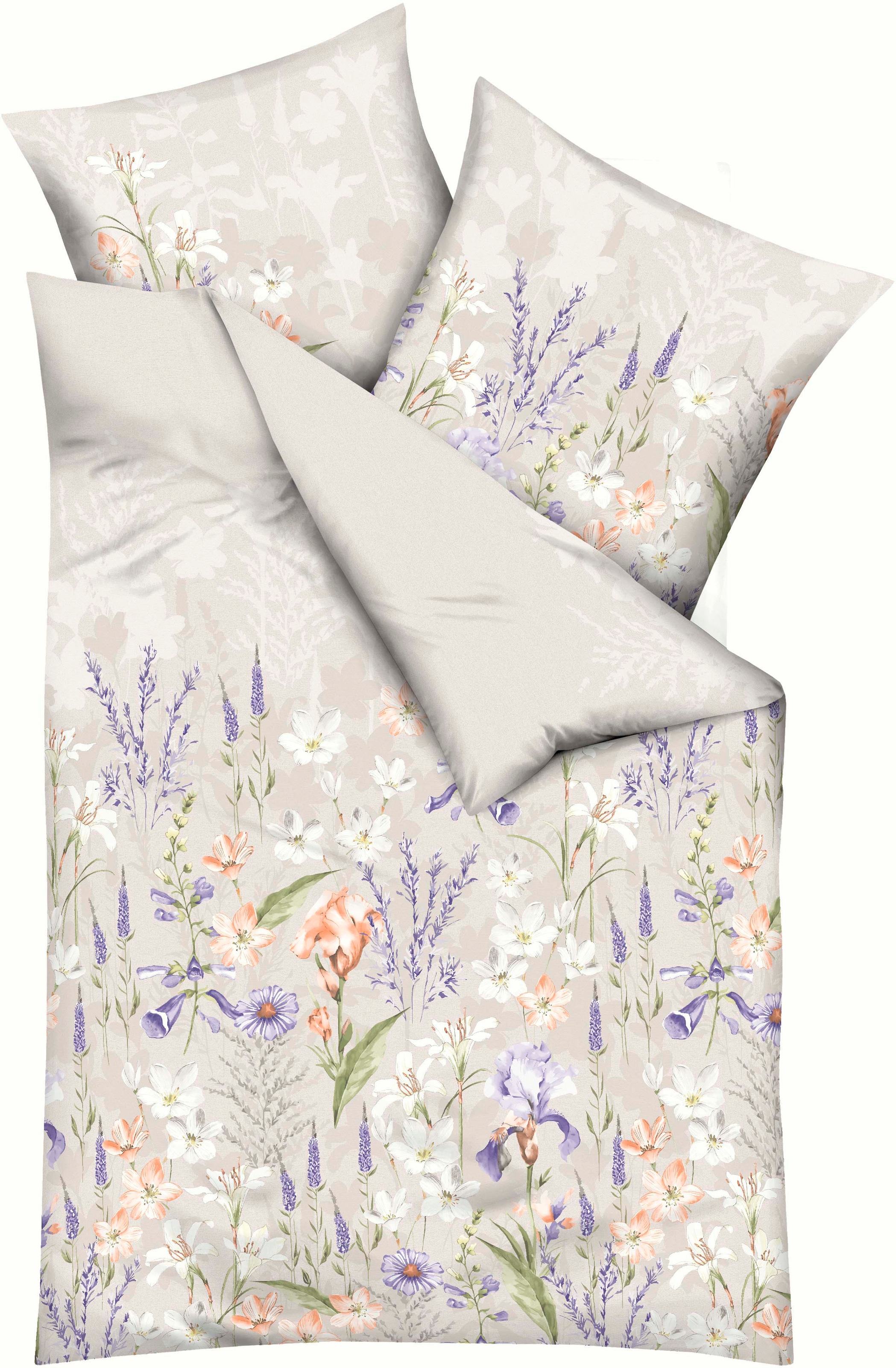 Kaeppel Bettwäsche "Lily" 2 Stk. tlg. Mit Blumenmuster günstig online kaufen