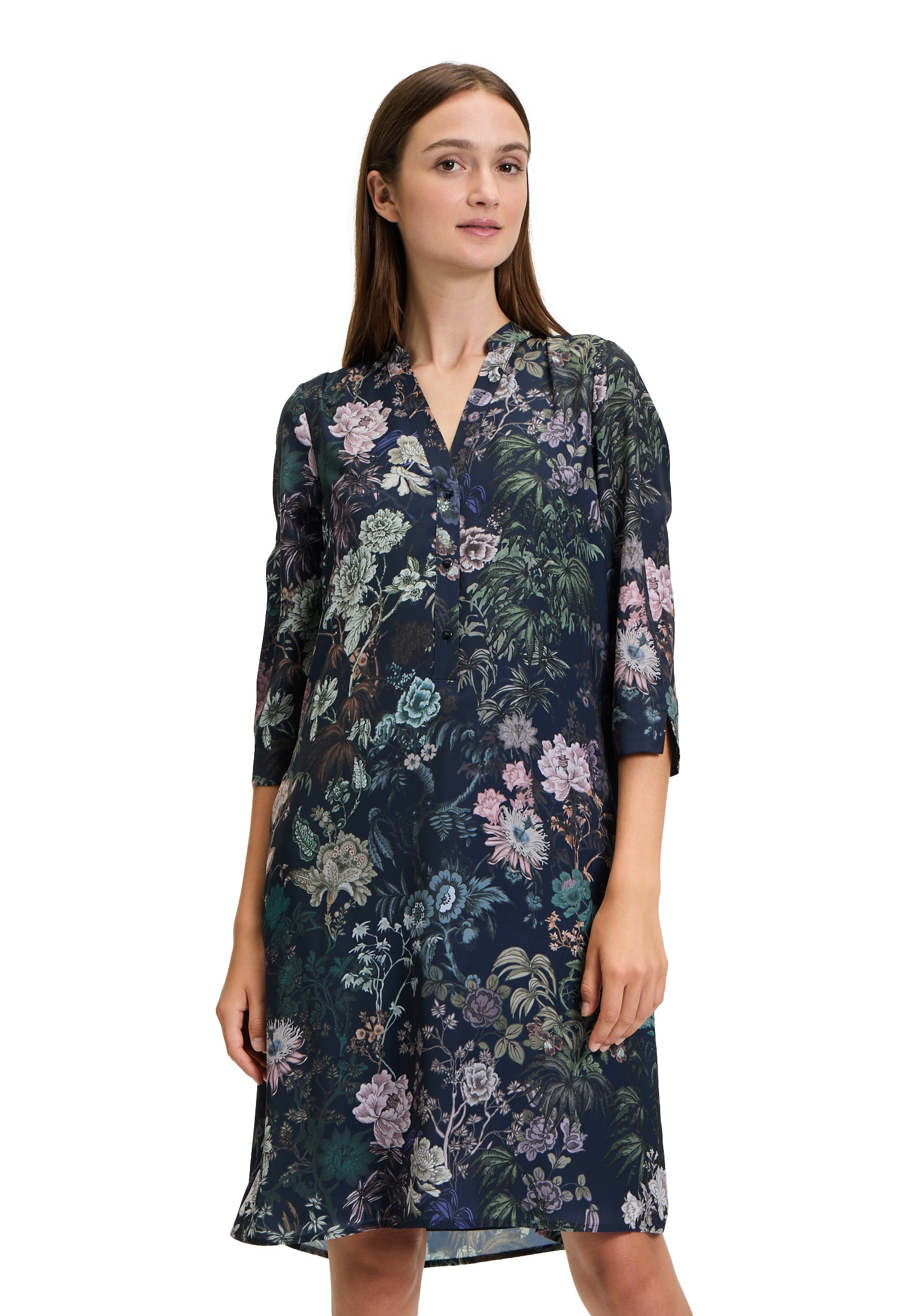 Vera Mont Tunikakleid "Vera Mont Damen Sommerkleid Tunikakleid mit Knopflei günstig online kaufen