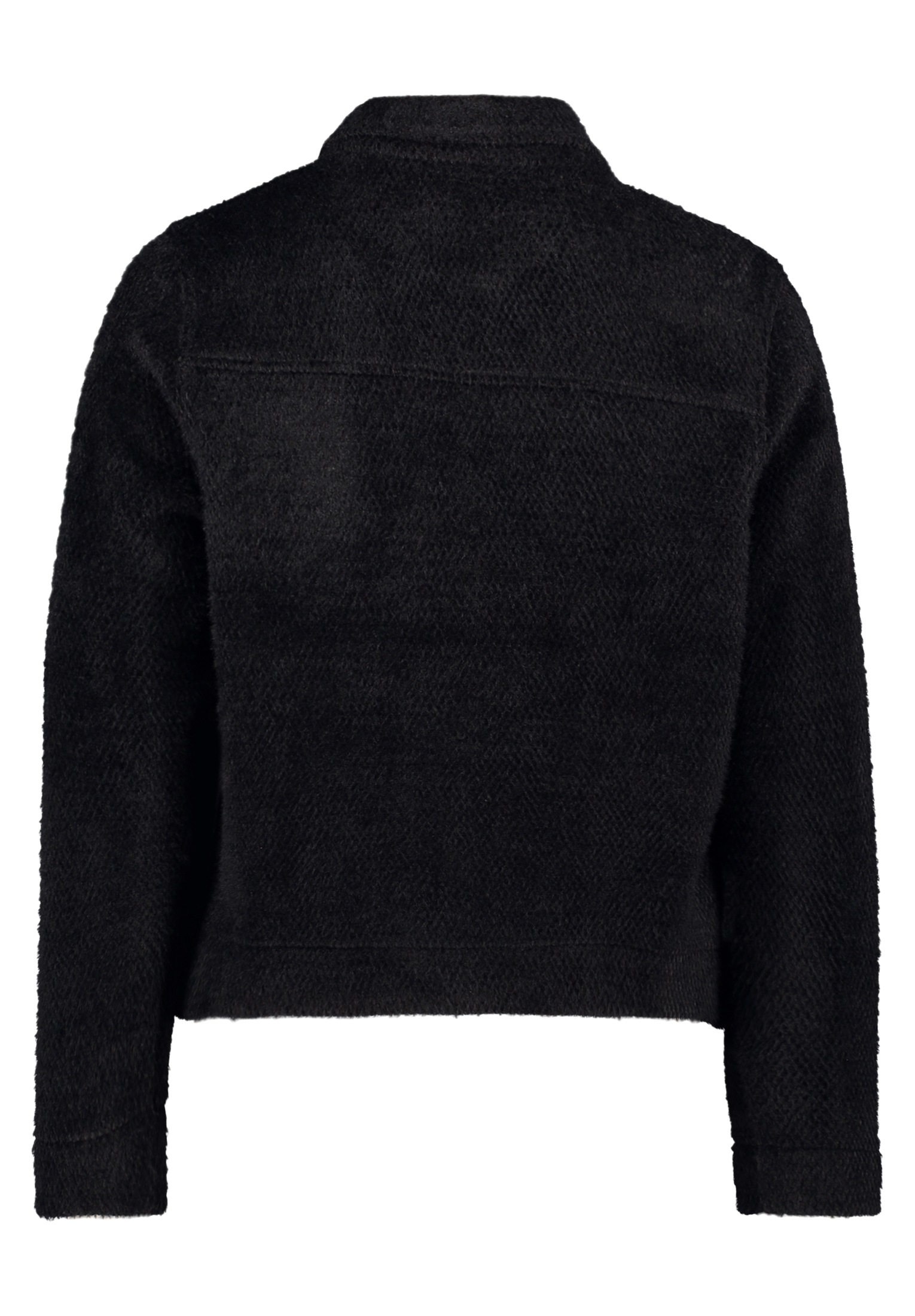 Betty&Co Sweatjacke »Betty & Co Damen Casual-Jacke mit Kragen«, Struktur