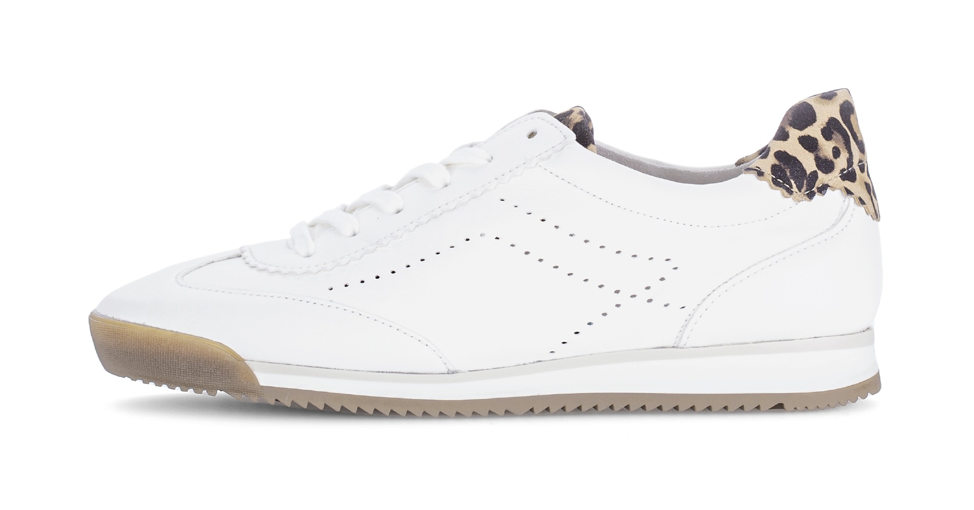 Gabor Keilsneaker Freizeitschuh, Halbschuh, Schnürschuh im Leo-Look günstig online kaufen