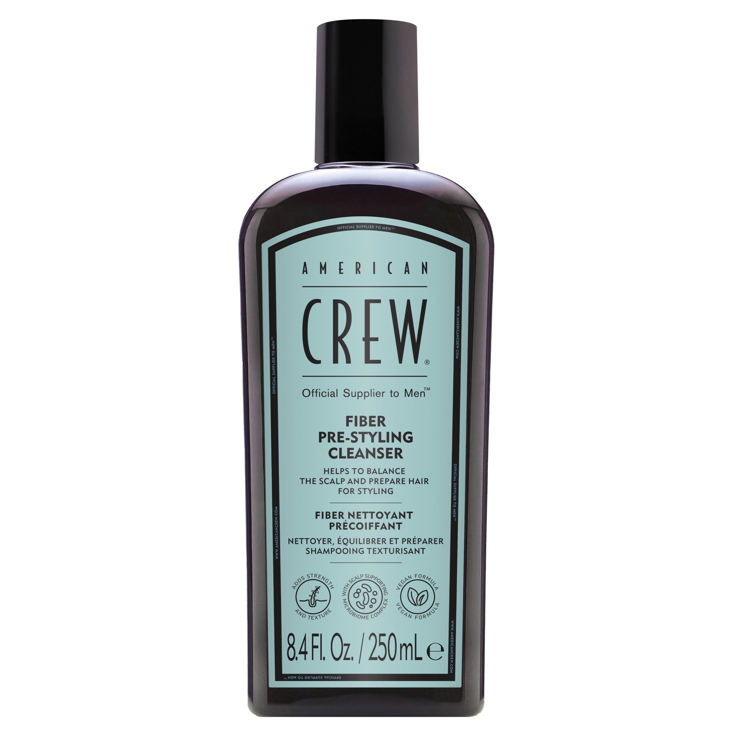 AMERICAN CREW Haarshampoo "Fiber Pre-Styling Cleanser Shampoo 250ml", 250ml, transparent, Haarpflegemittel, für jeden Haartyp geeignet.