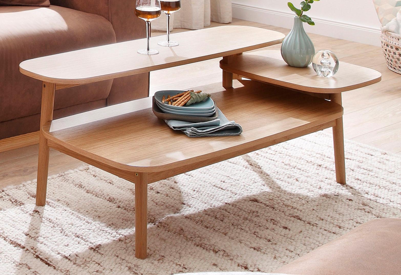 Woodman Couchtisch "Veera" mit 3 verschiedenen Ebenen, FSC-zertifiziert günstig online kaufen
